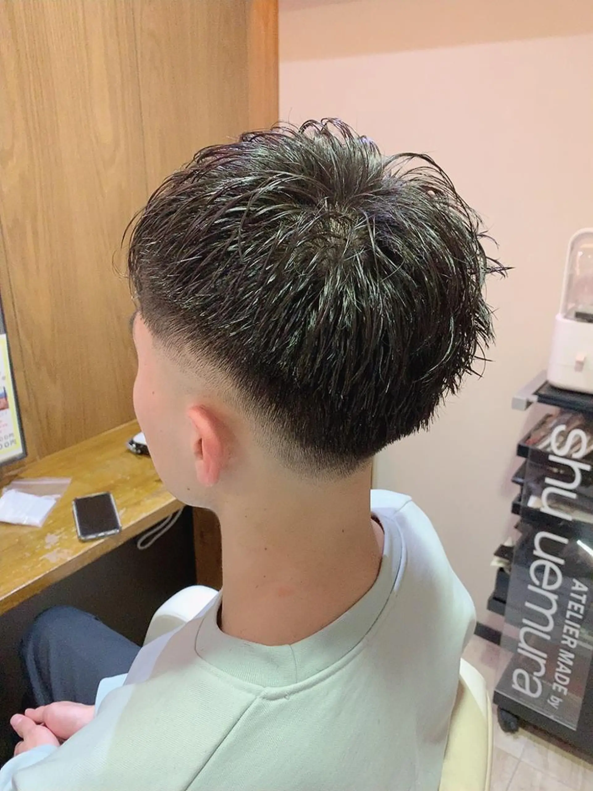 ヘアアレンジ メンズ beautism clock所属・韓国風🇰🇷うる艶 レイヤー/海青🫧のヘアスタイル