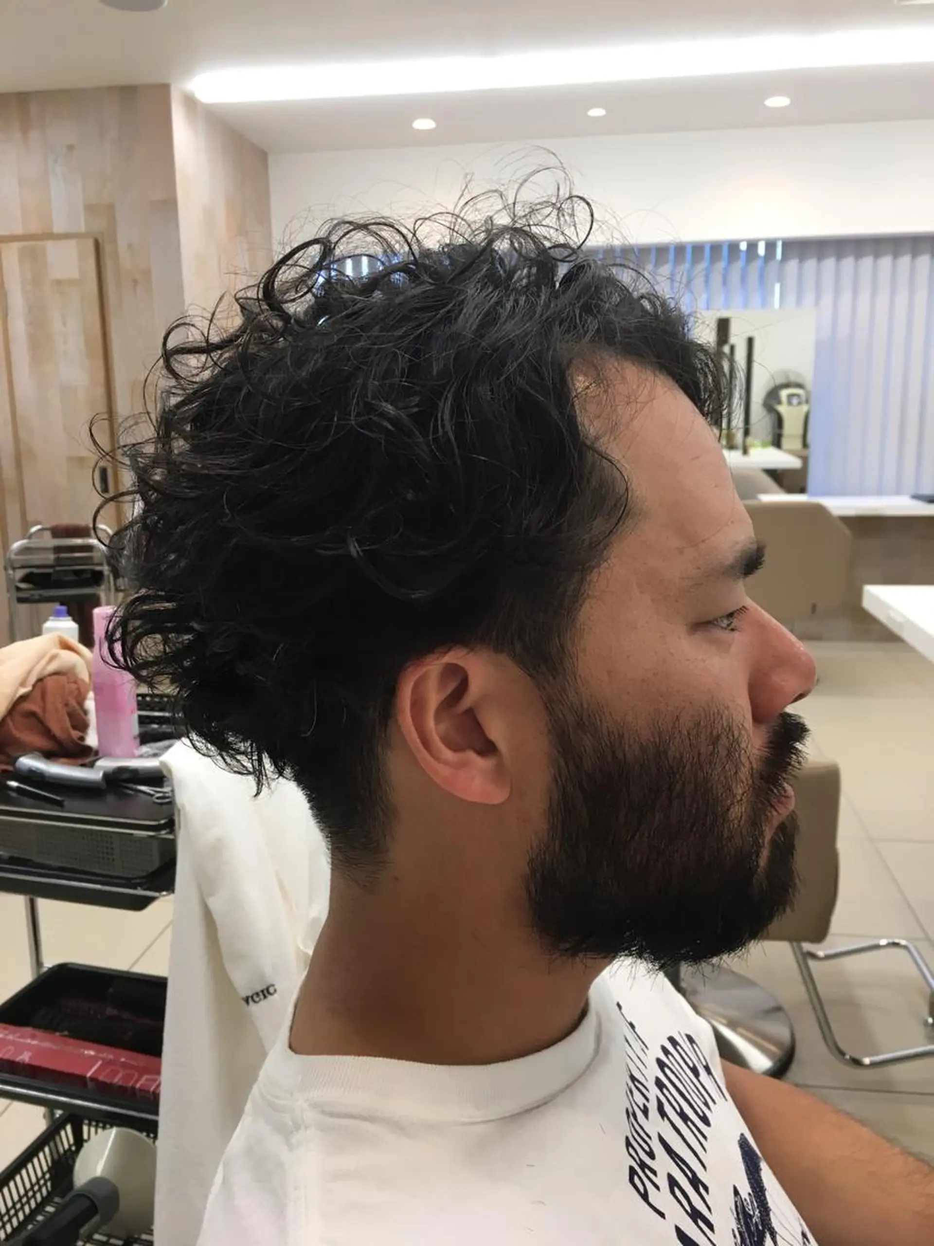 パーマ メンズ メンズパーマ クリスタルマジック hair &　eyeのヘアスタイル