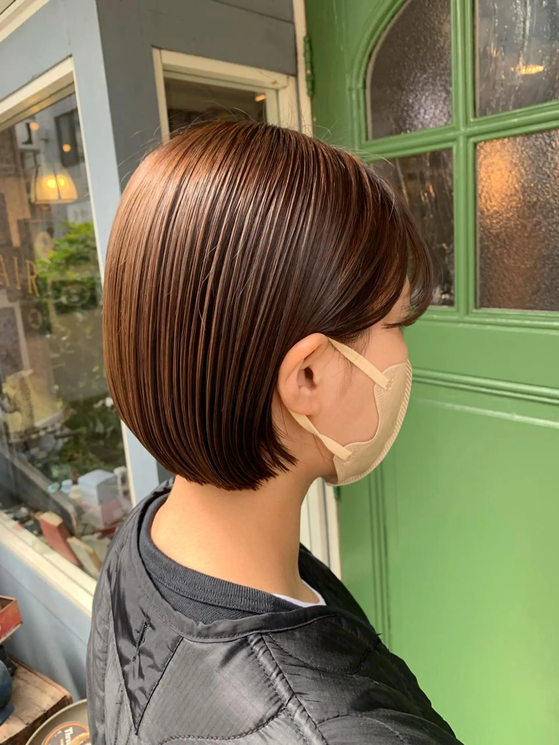 ショート カラー カット ヘアカラー トリートメント ヘッドスパ 清水千優/パーマ/透 明感カラー/メンズのヘアスタイル