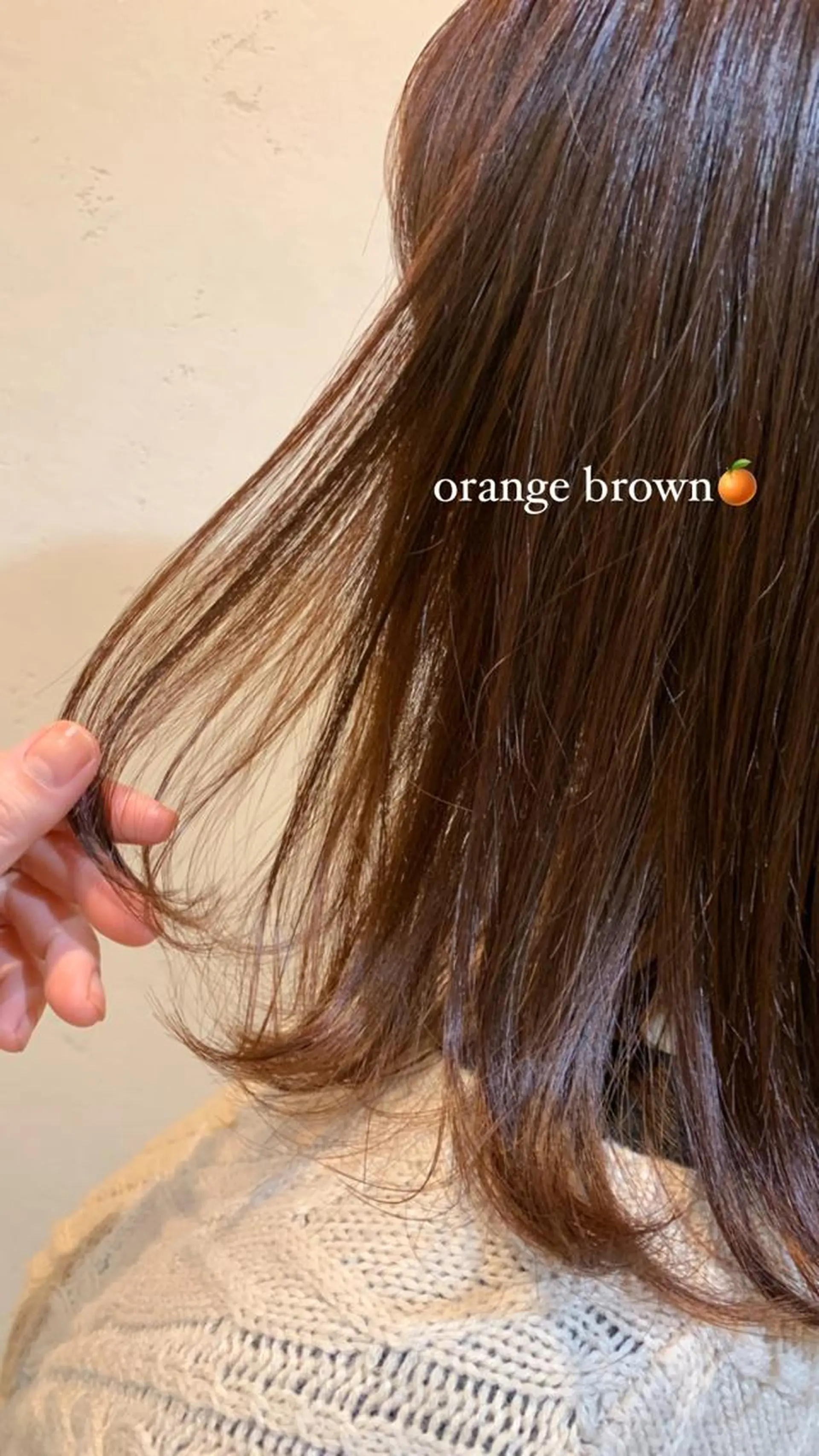 ミディアム カラー ブラウンカラー オレンジ オレンジブラウン Nico所属・Nico🌛 Karenのネイルデザイン