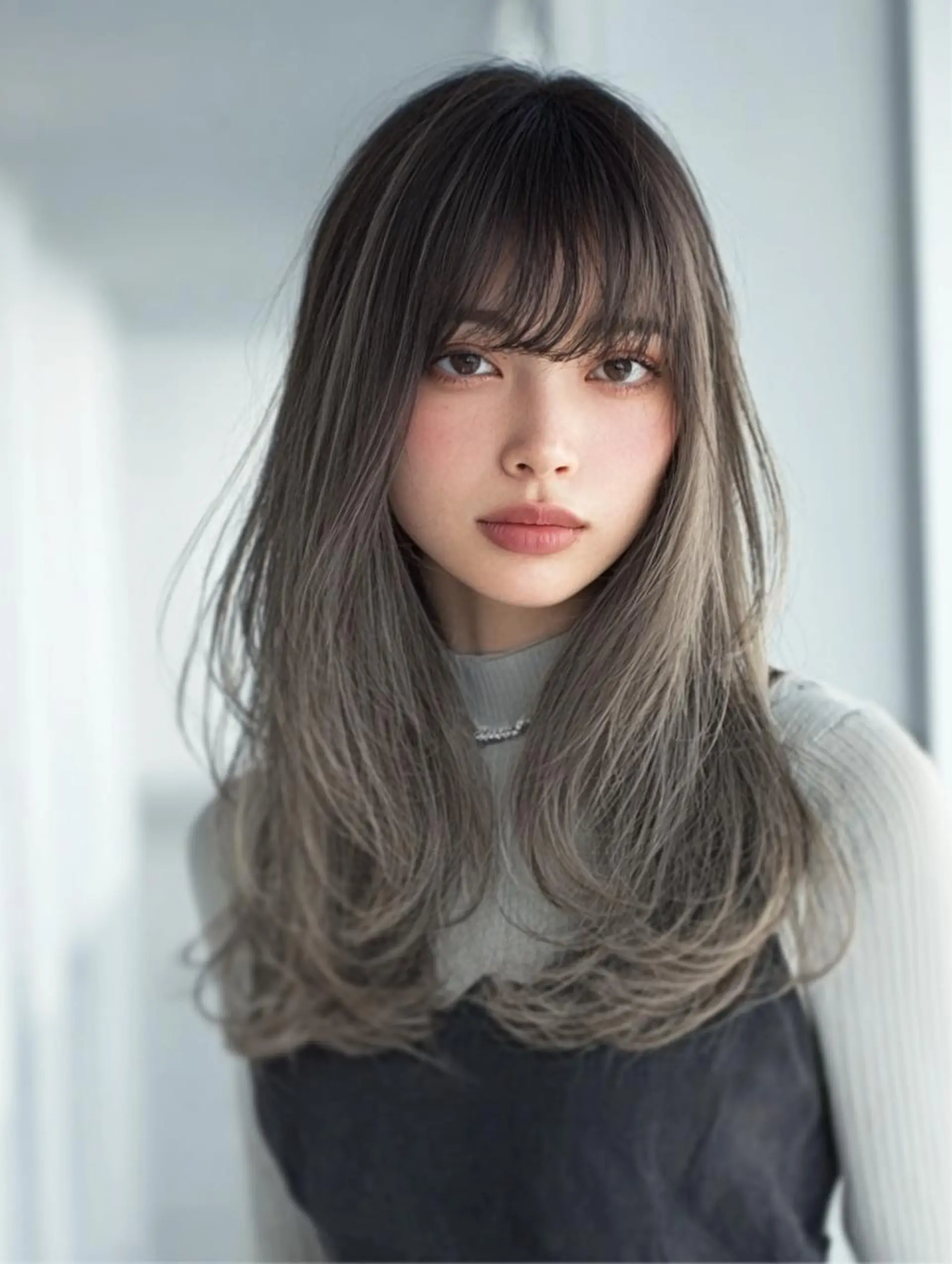 セミロング ハッシュカット 髪質改善 レイヤーカット 縮毛矯正 トリートメント カット ヘアカラー トリートメント 生艶髪&レイヤー🔔 渋谷お薦めNo.1✨のヘアスタイル