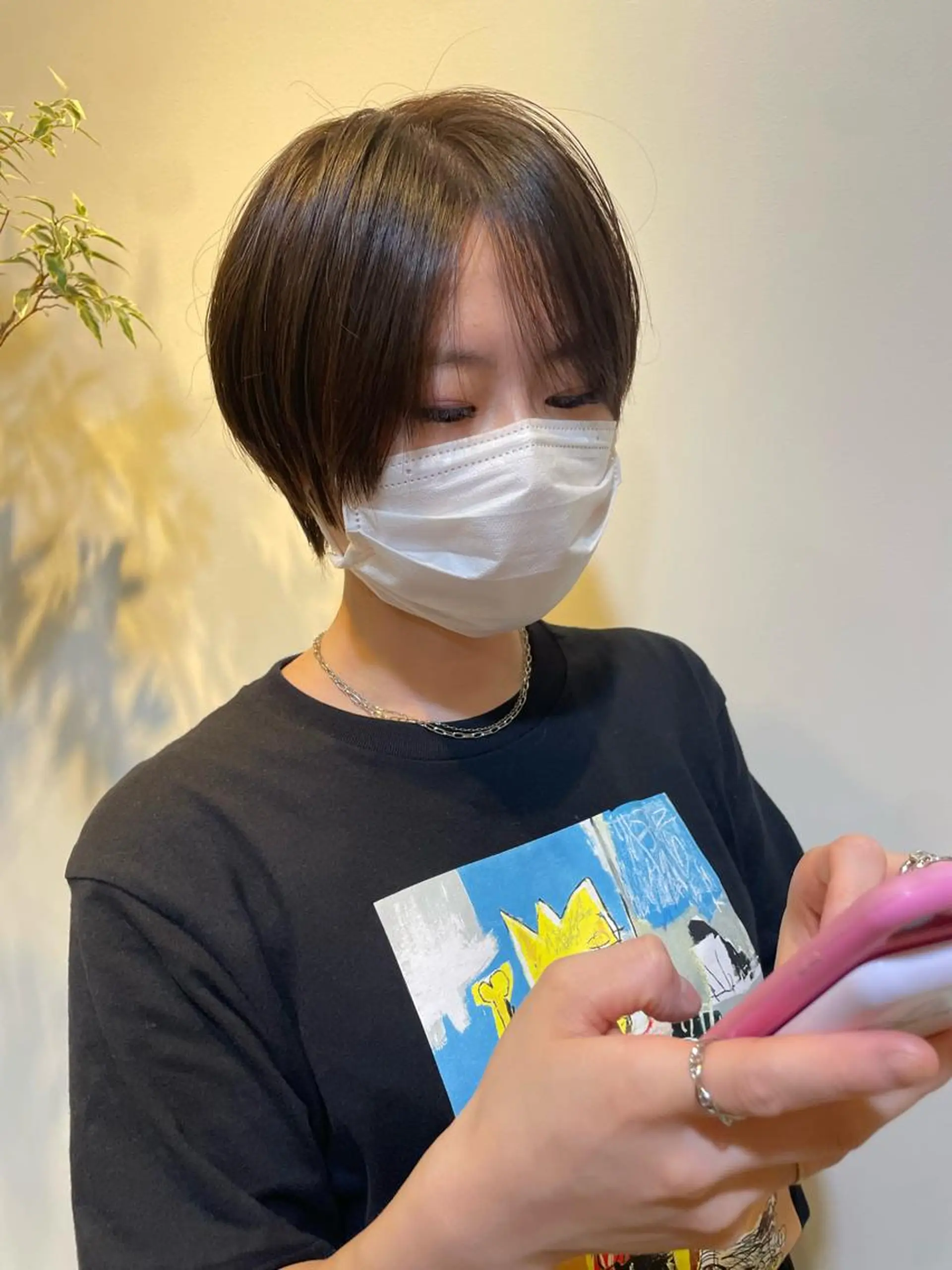 ショート カラー レイヤー／似合わせ TAKUYAのヘアスタイル