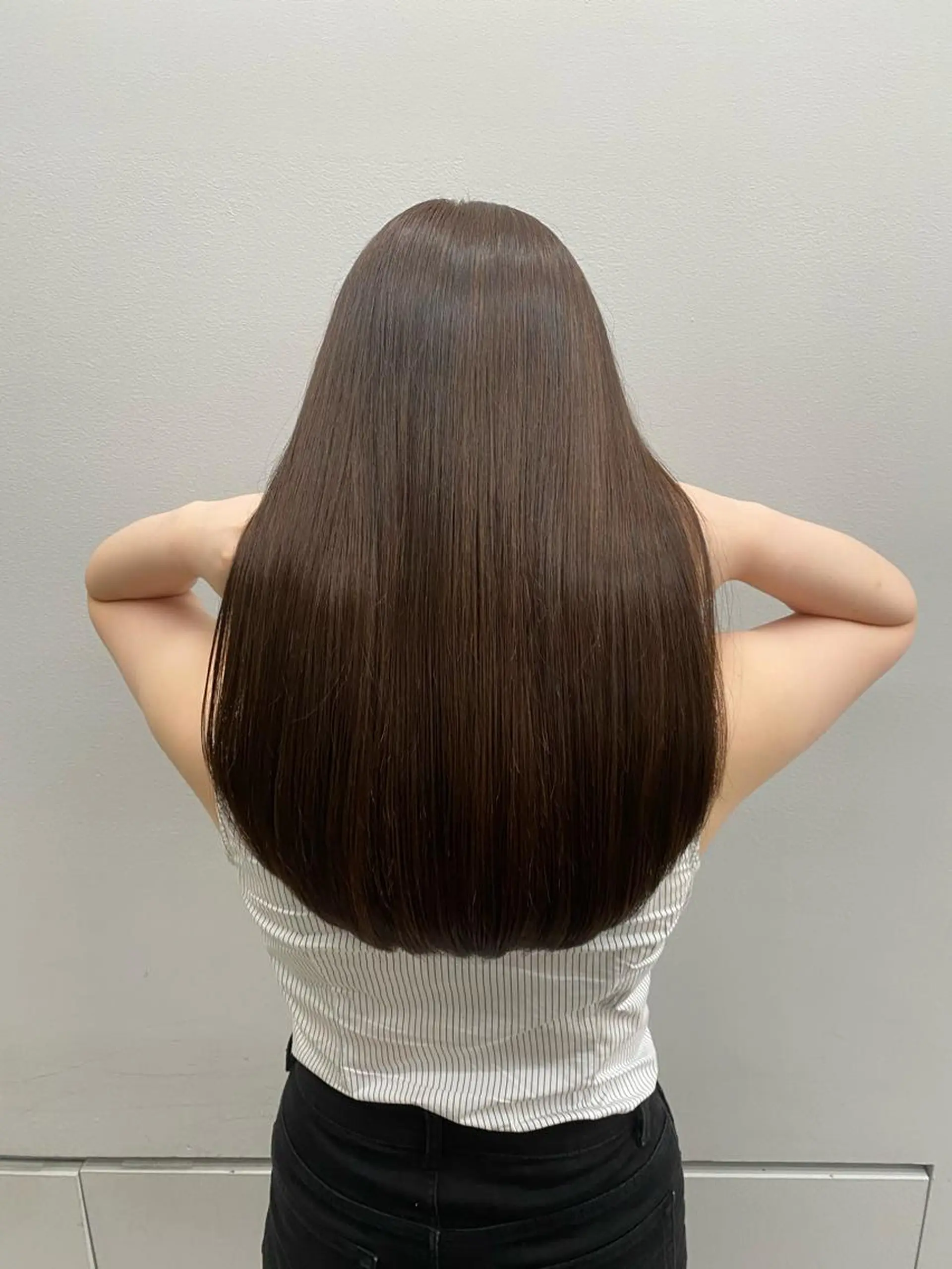 ロング 髪質改善 カット ヘアカラー トリートメント 京都レイヤーカット/ 縮毛矯正/羽柴りくのヘアスタイル