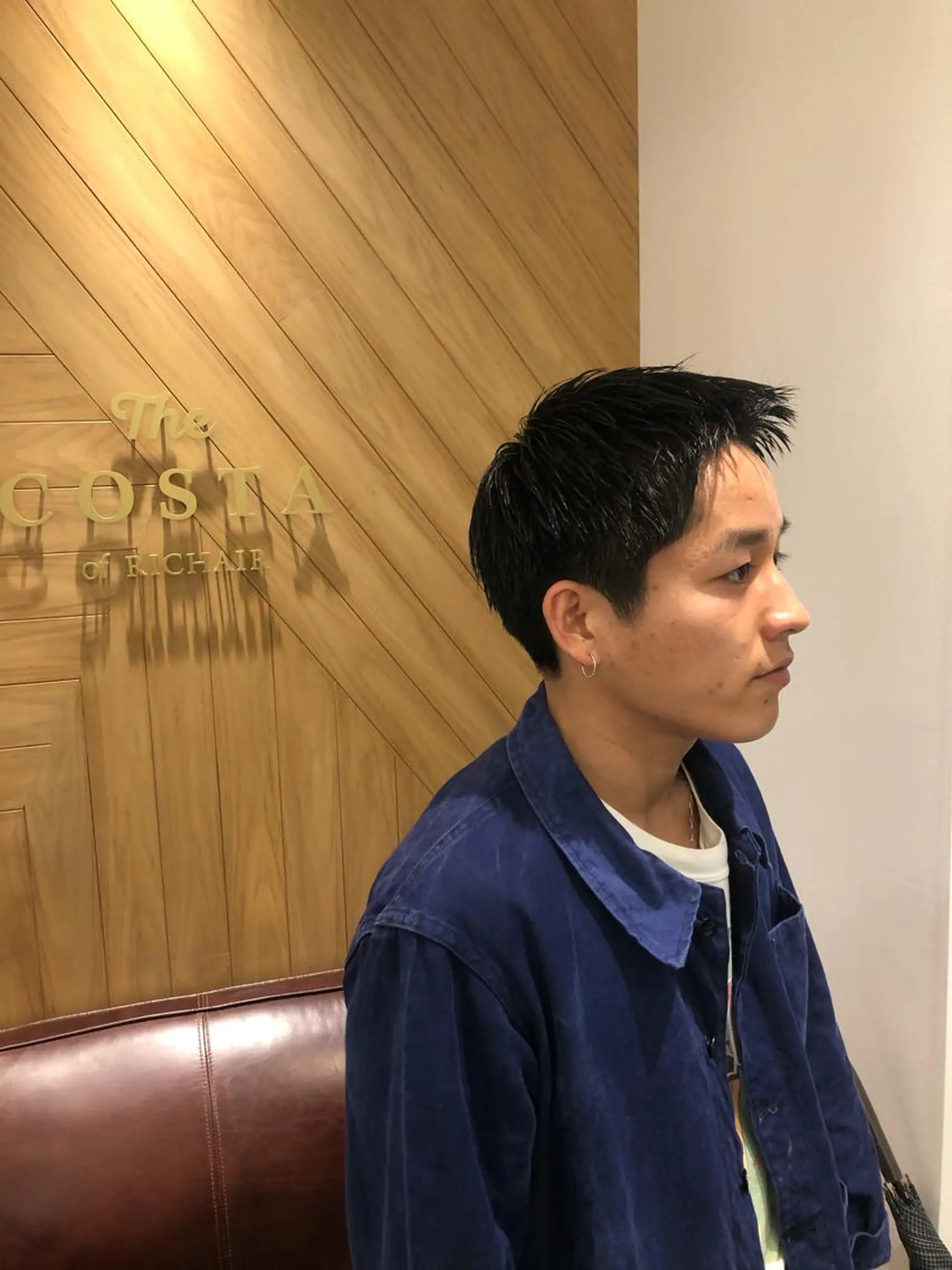 ショート メンズ 鈴村 大介のヘアスタイル