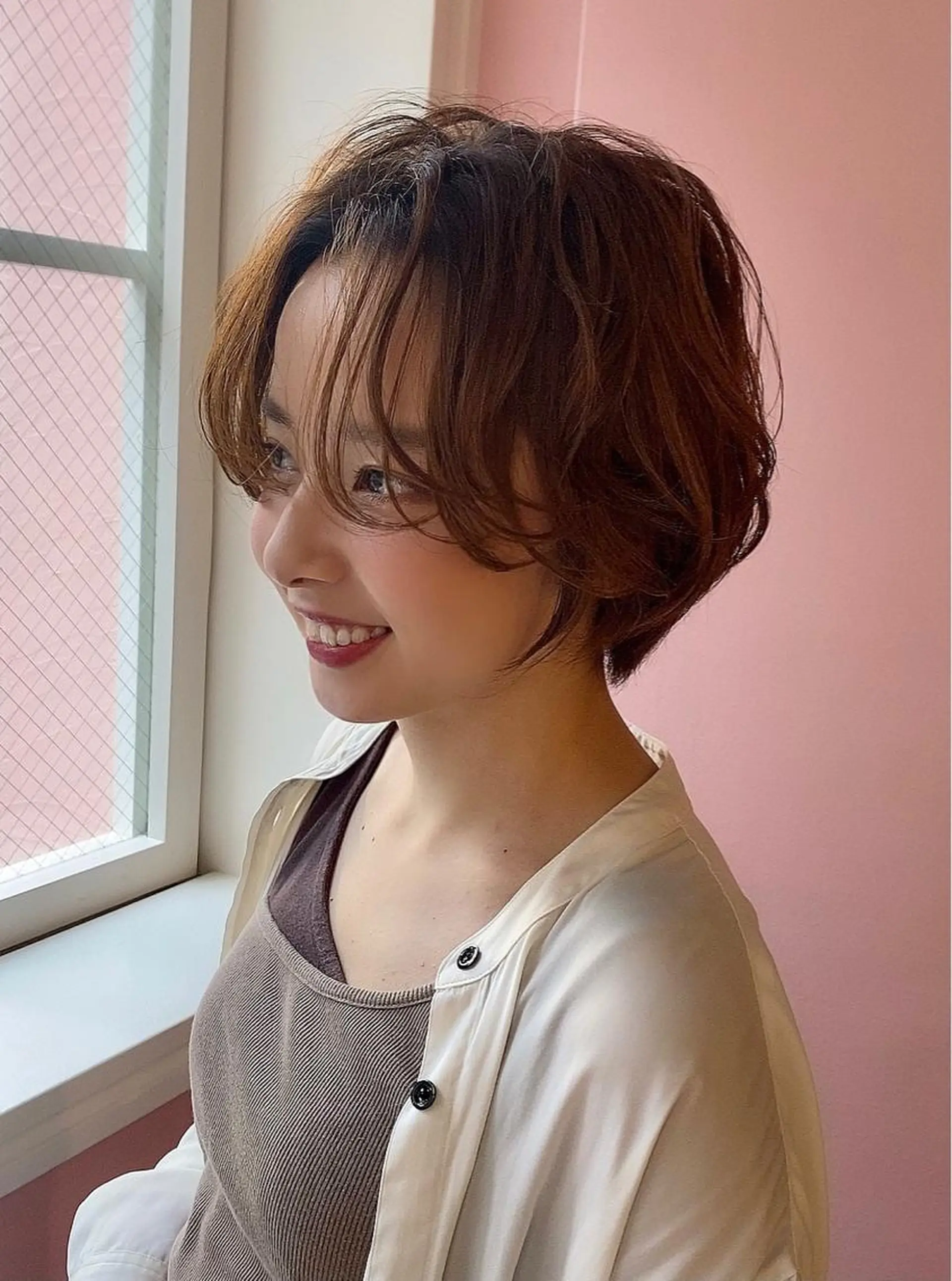 ショート カラー カット ヘアカラー トリートメント JILL ユキのヘアスタイル