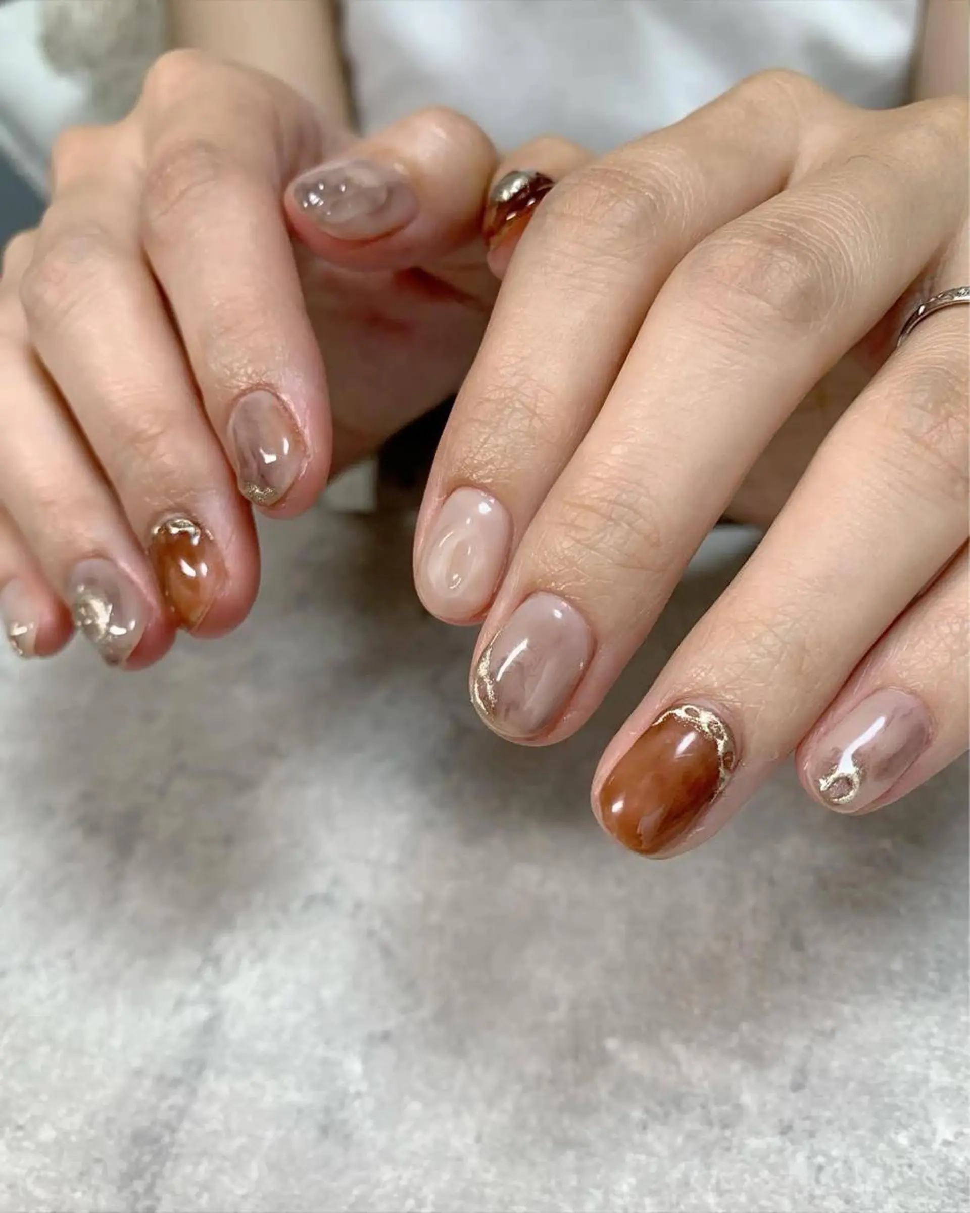 ネイル ハンドネイル 𝑡𝑖𝑎𝑚𓂃 きむらゆきののネイルデザイン