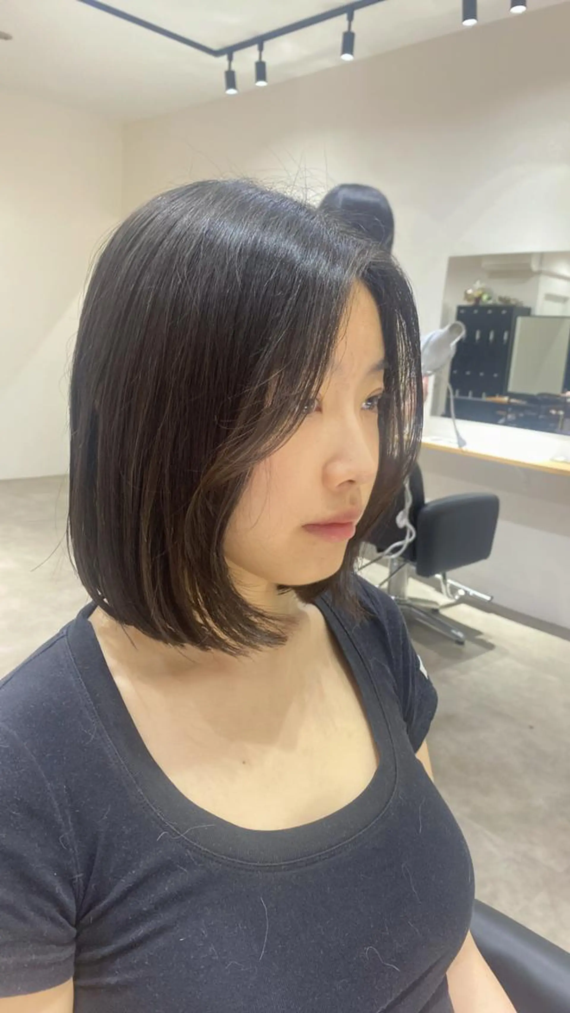 ショート ボブレイヤー ボブ レイヤーカット カット 韓国風hair💕 Kanonのヘアスタイル