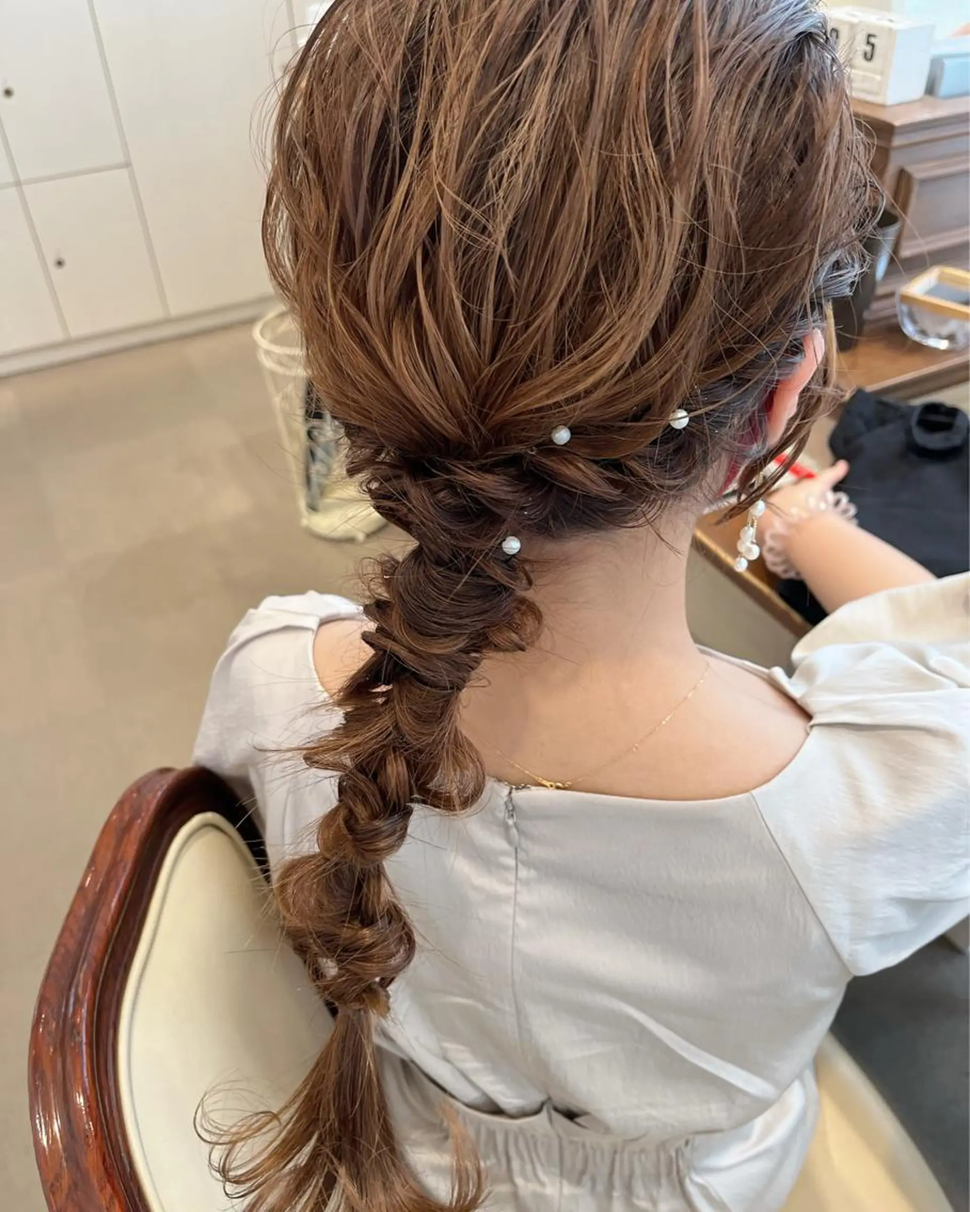ロング ヘアアレンジ サソウ ユリエ🥥のヘアスタイル
