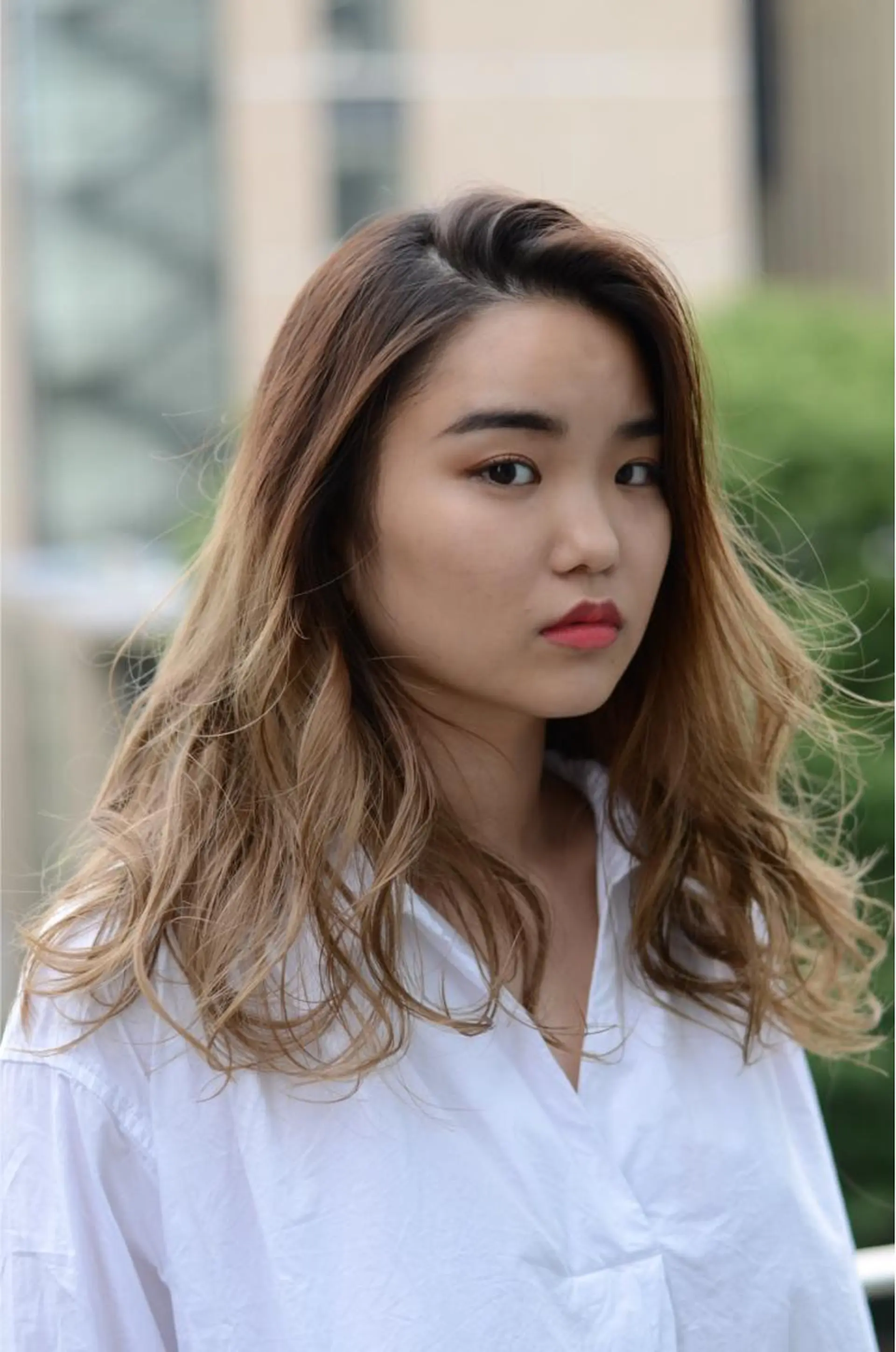 セミロング 髪質改善/艶カラー 前川南のヘアスタイル