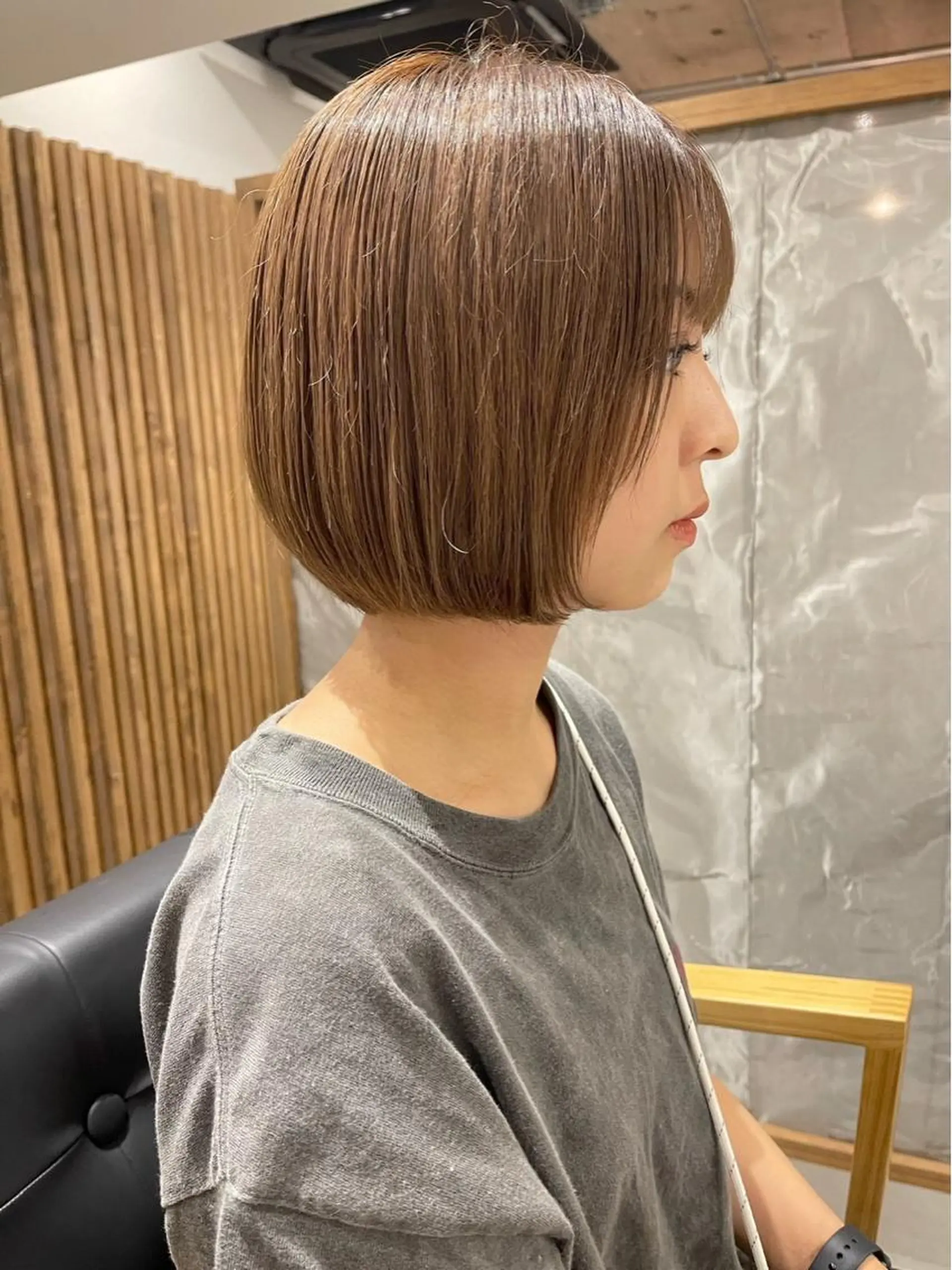 ショート 北新地/縮毛矯正 /あやなのヘアスタイル