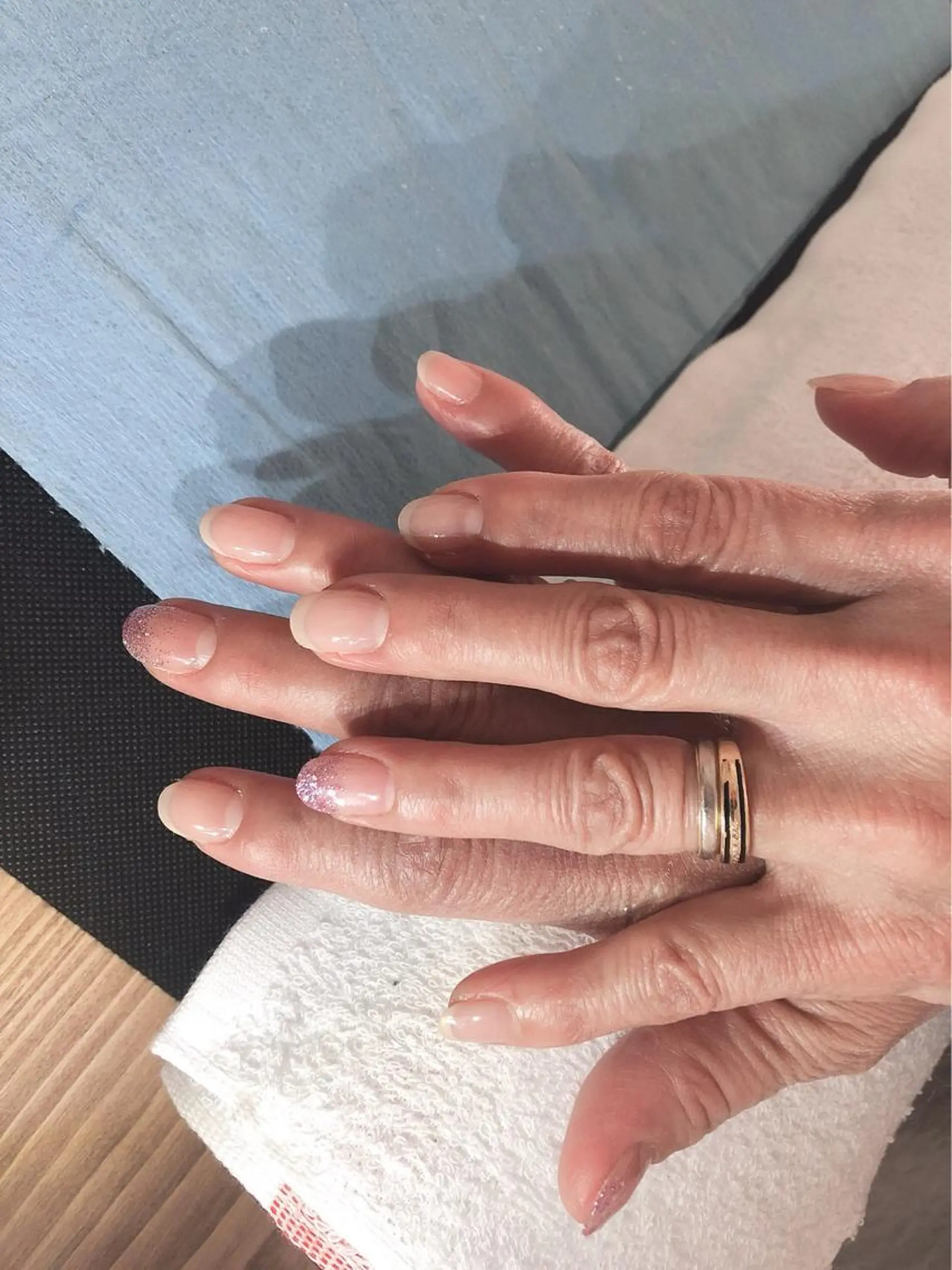 ネイル グラデーション ラメ(グリッター) gui amichantoco所属・gui amichanのネイルデザイン