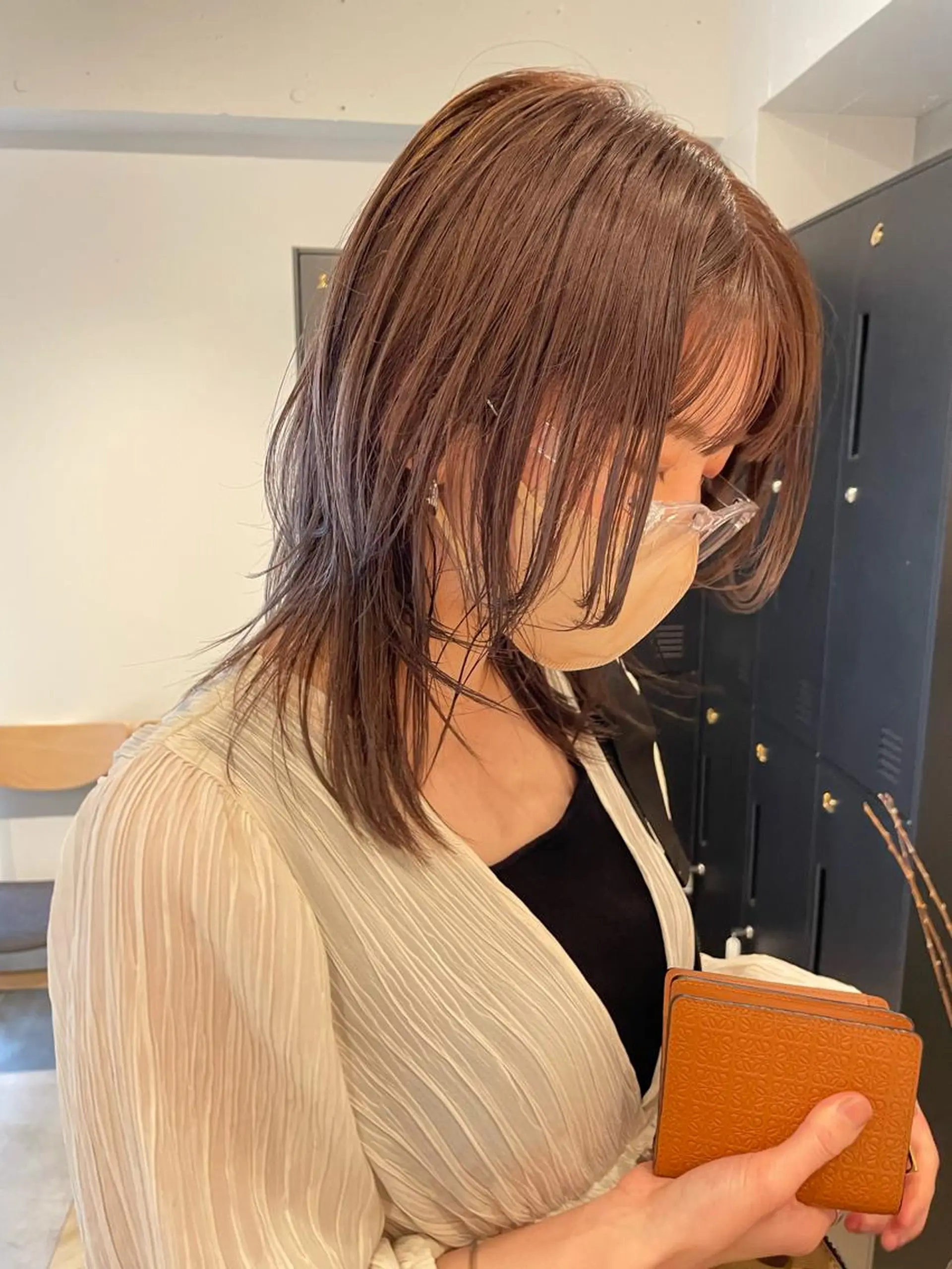 ミディアム カラー ヘアカラー トリートメント ヘッドスパ ヘアセット SALOWIN下北沢所属・hazuki 🌝のヘアスタイル