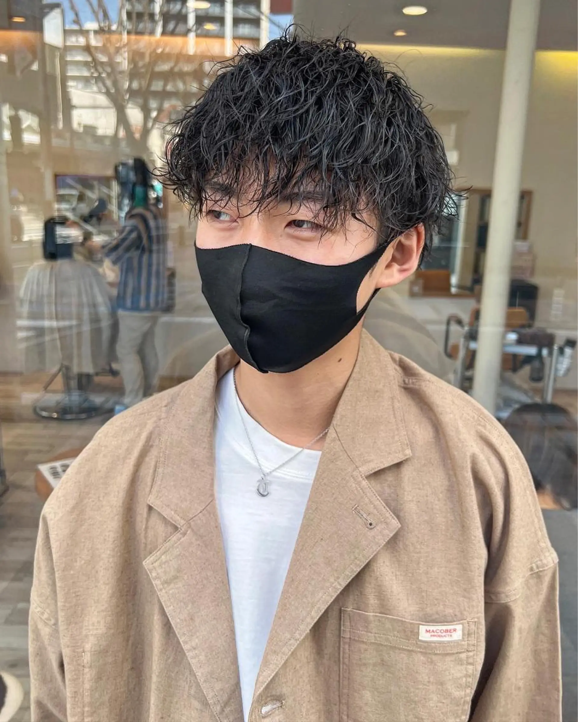 パーマ メンズ タナカ マヤ/金沢八景のヘアスタイル