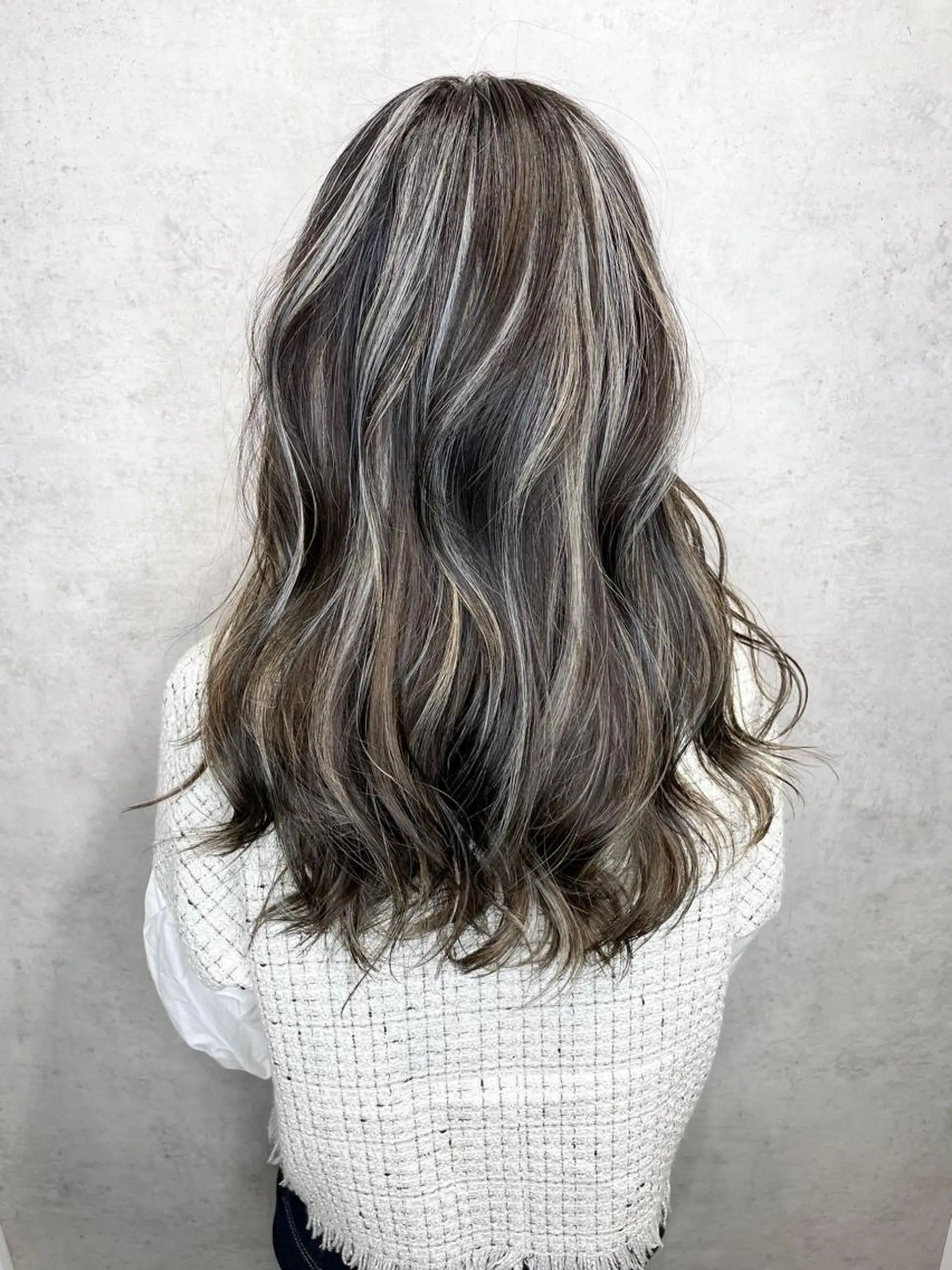 ミディアム カラー 神野 雅樹のヘアスタイル