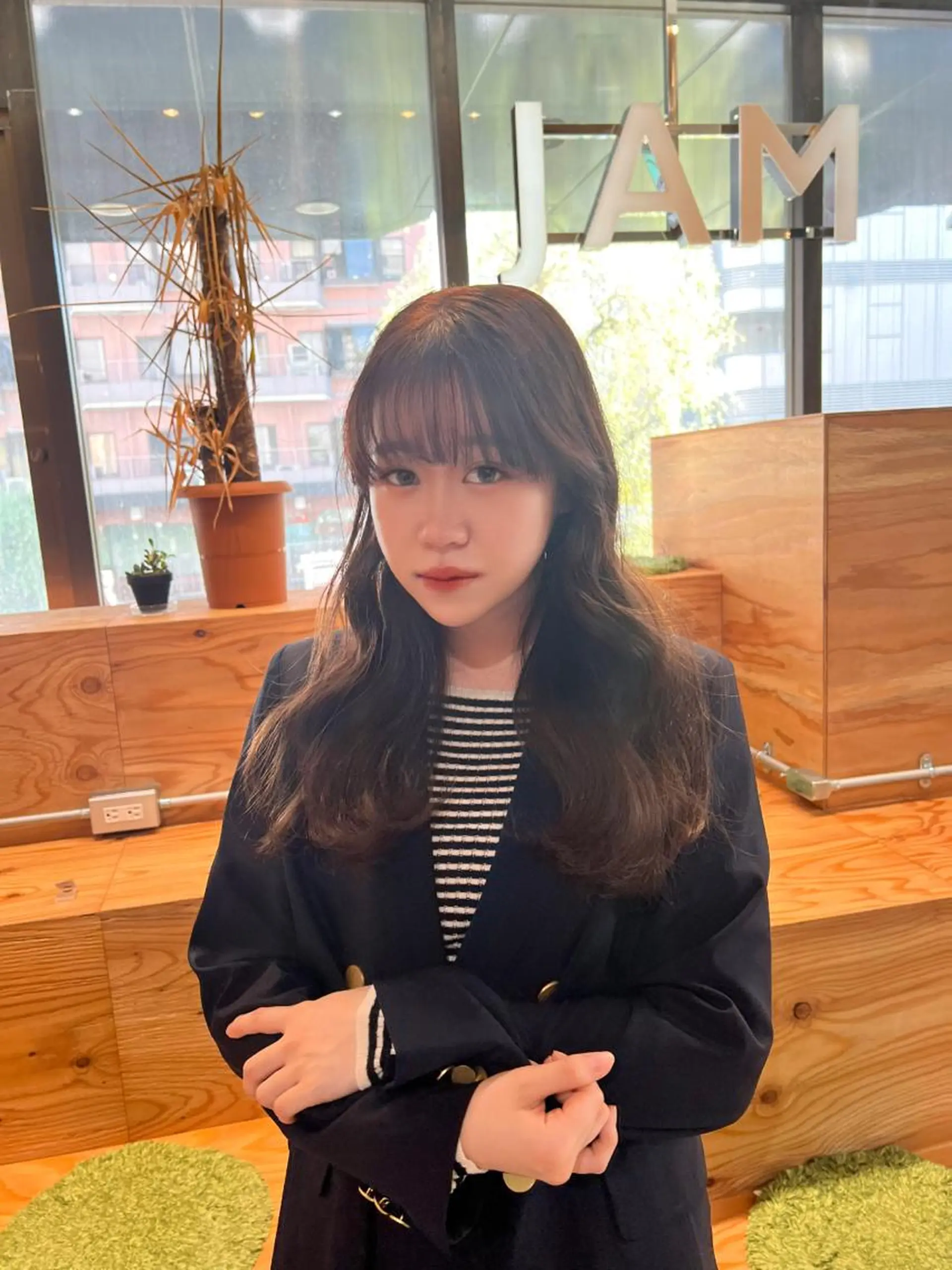 ロング カラー ヘアアレンジ くびれヘア 韓国風ヘア レイヤーカット 顔まわり職人🇰🇷 韓国ヘア/KAITOのヘアスタイル