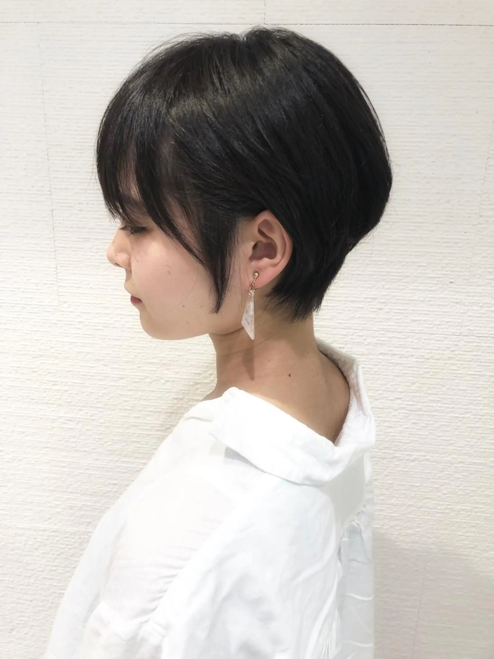 ショート ショート/ボブ/ 白髪ぼかし/しんやのヘアスタイル