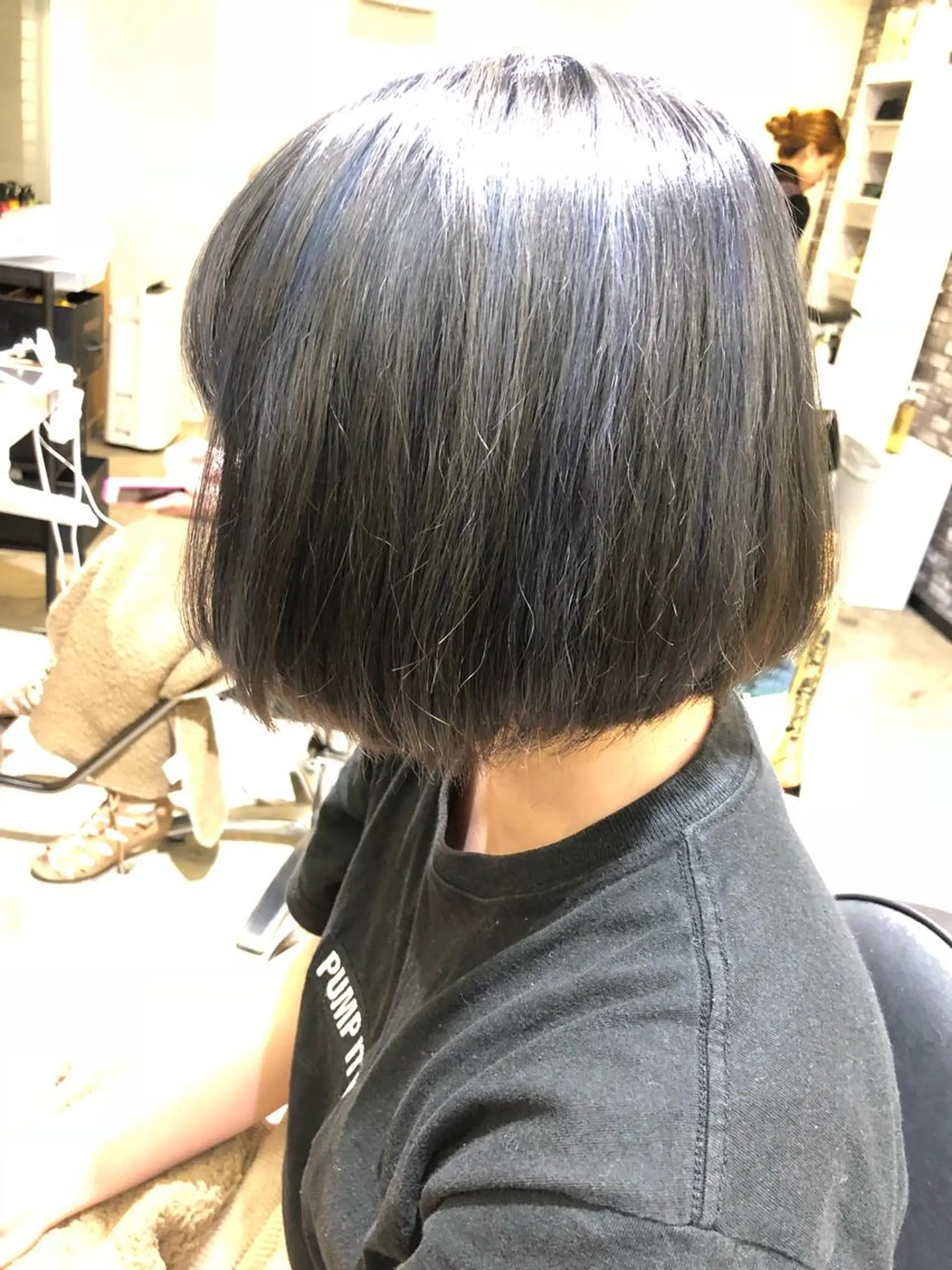 ショート カラー グレージュ 舘野 太嘉宏のヘアスタイル