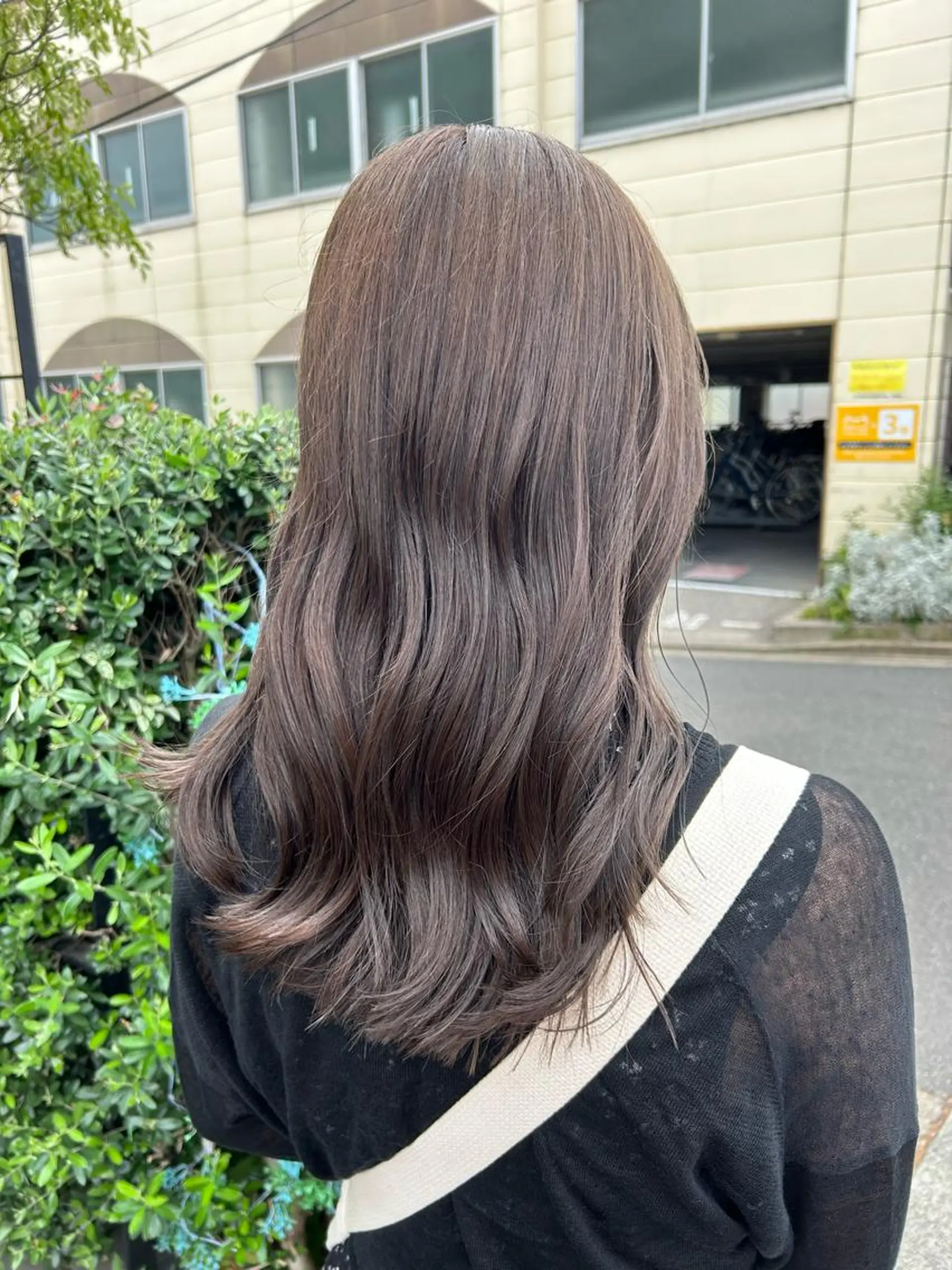 セミロング カラー 透明感カラー グレージュ ヘアカラー トリートメント 艶カラー/耳つぼ/ 渡辺奈緒のその他イメージ