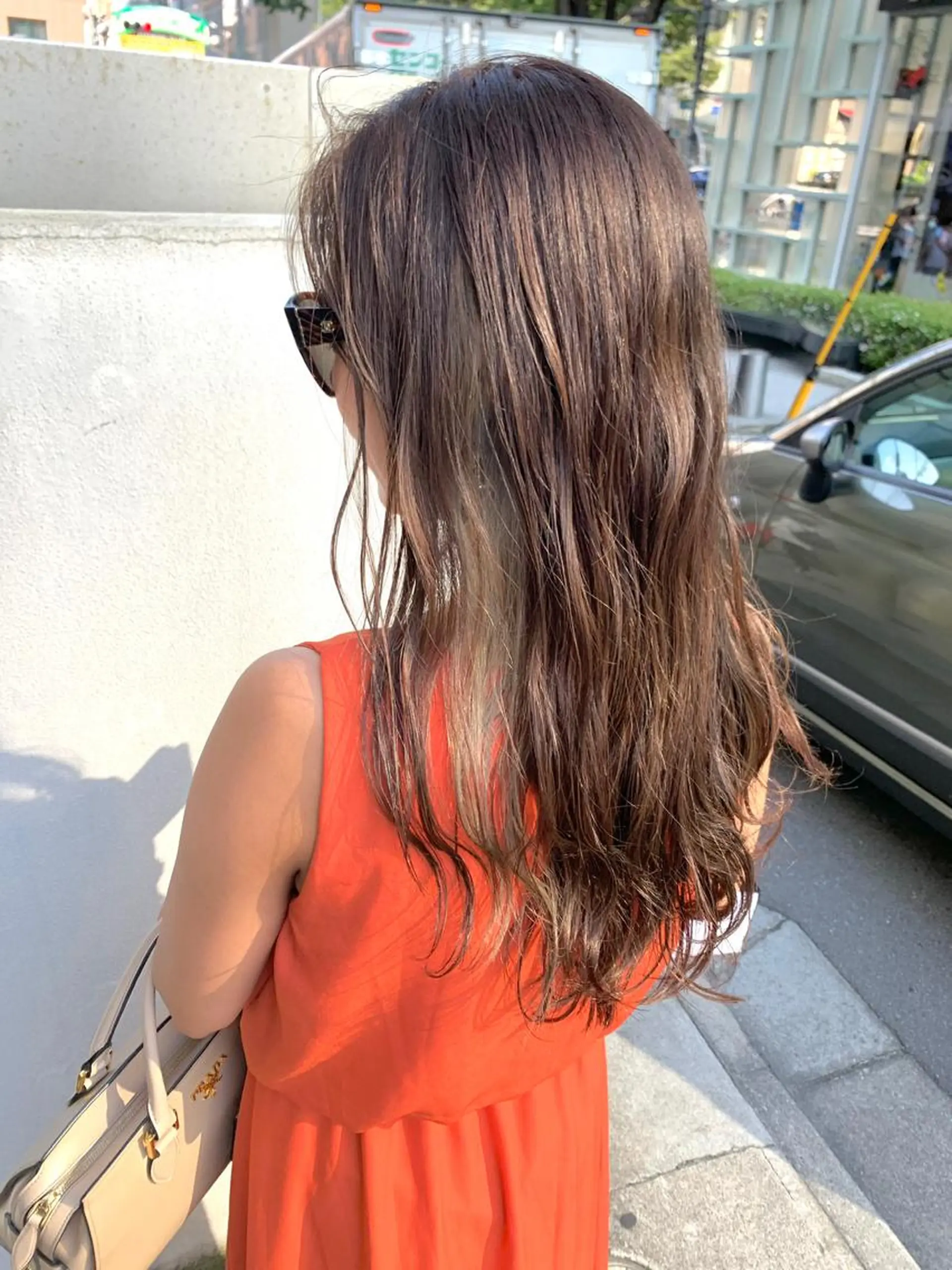 ロング カラー ブリーチ イヤリングカラー mee.urawa所属・似合わせショート×透 明感/やじまたかしのヘアスタイル