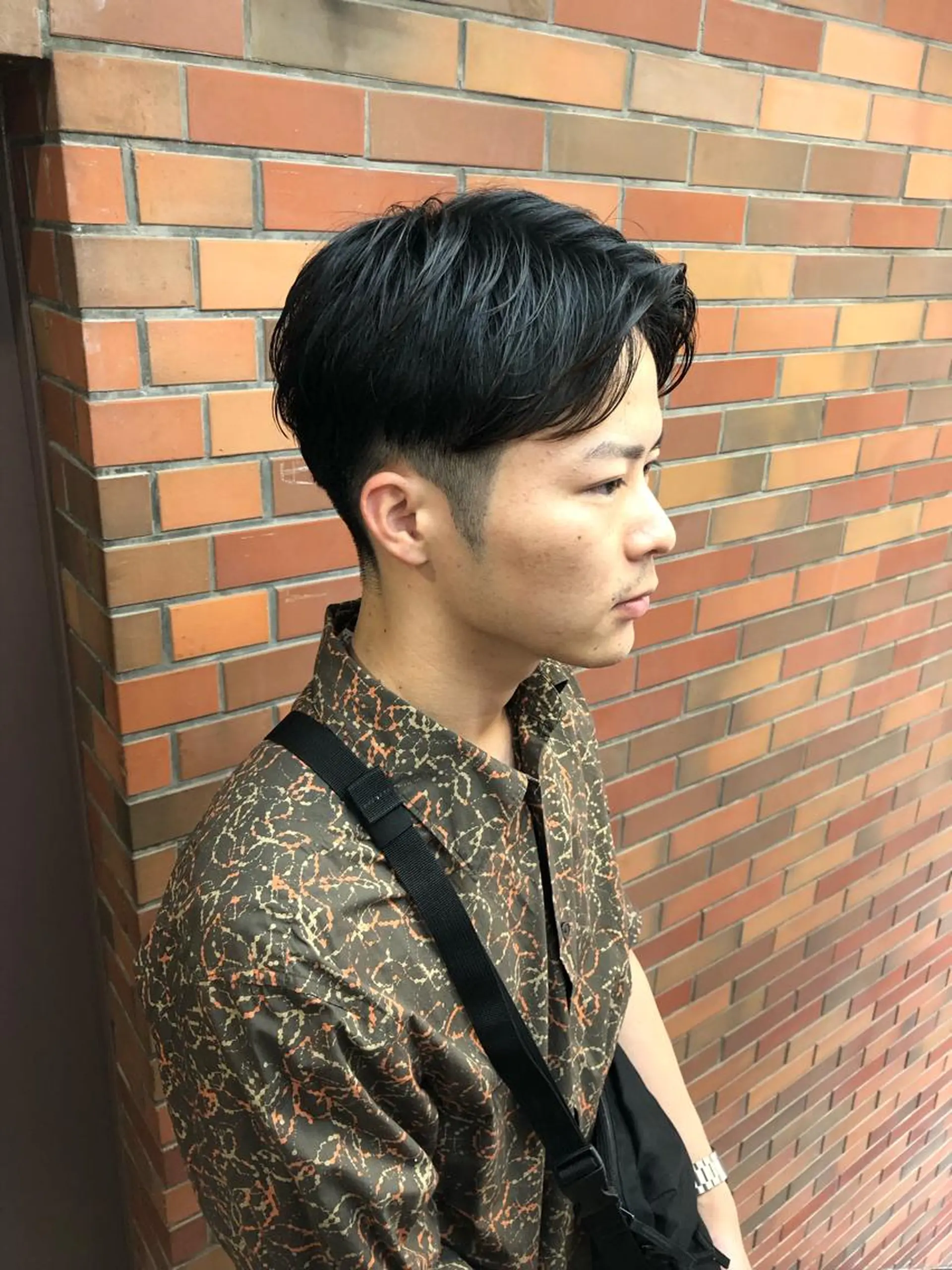 メンズ センターパート ⭐️TOSHIKI メンズパーマオタク⭐のヘアスタイル