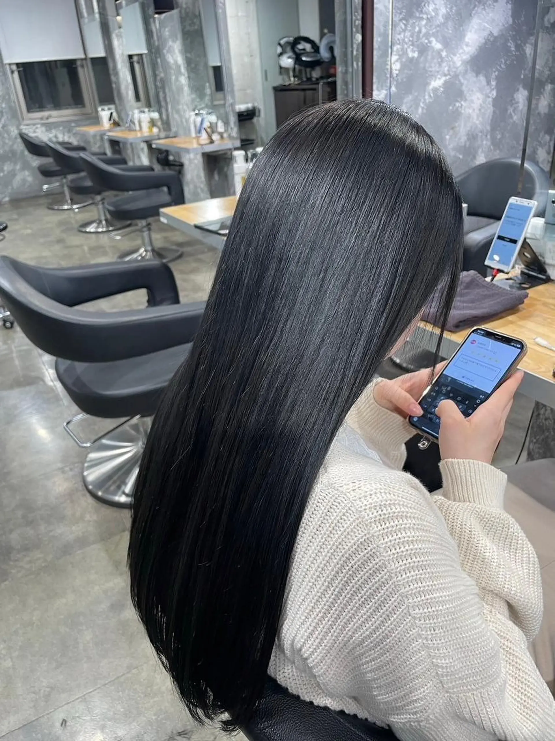 カラー カット 縮毛矯正 赤み消し透明感🩶 銀座Ryota🩶のヘアスタイル