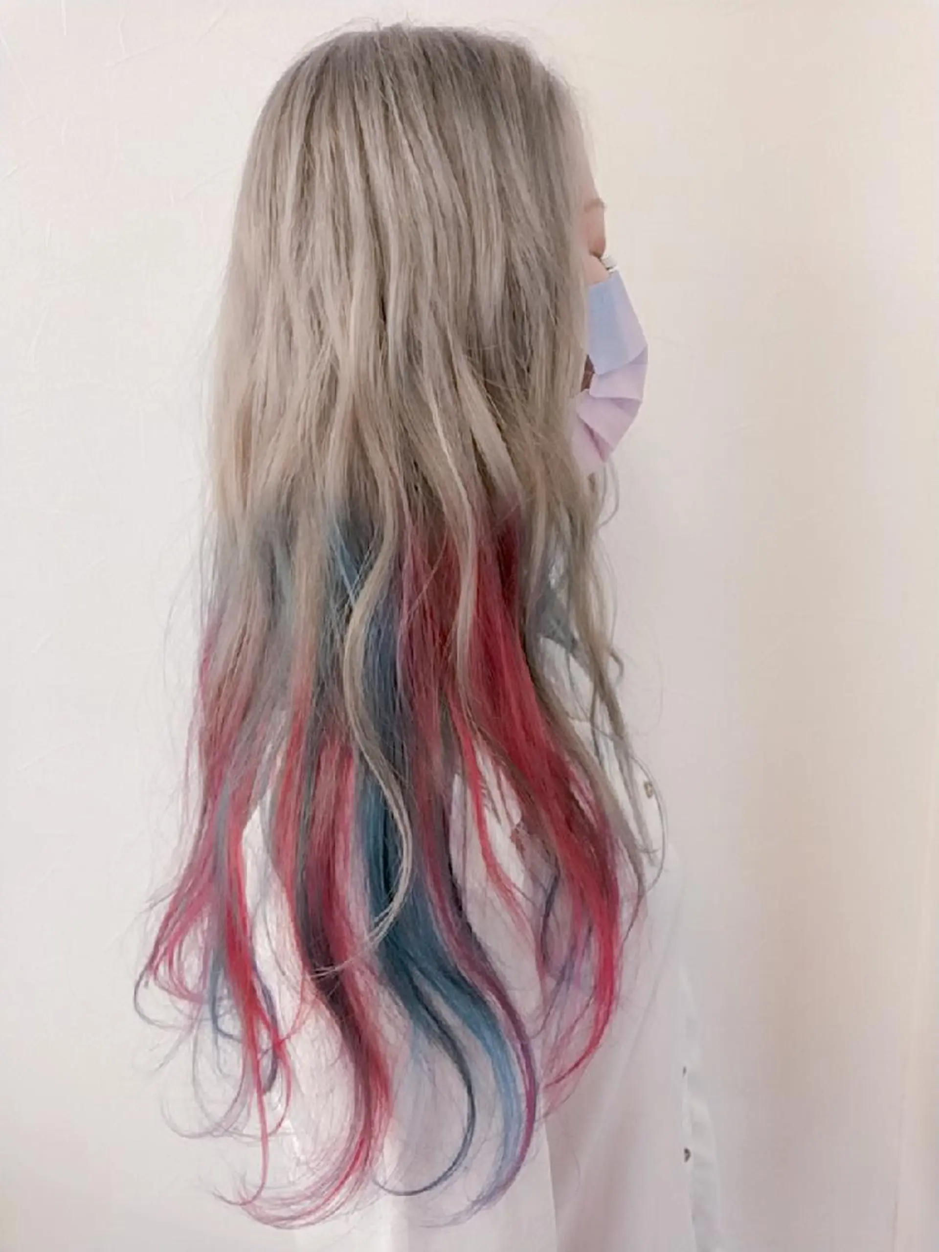 ロング カラー バレイヤージュ ブリーチ ブルーカラー ケアブリーチ ダブルカラー デザインカラー髪質 改善Lilithのその他イメージ