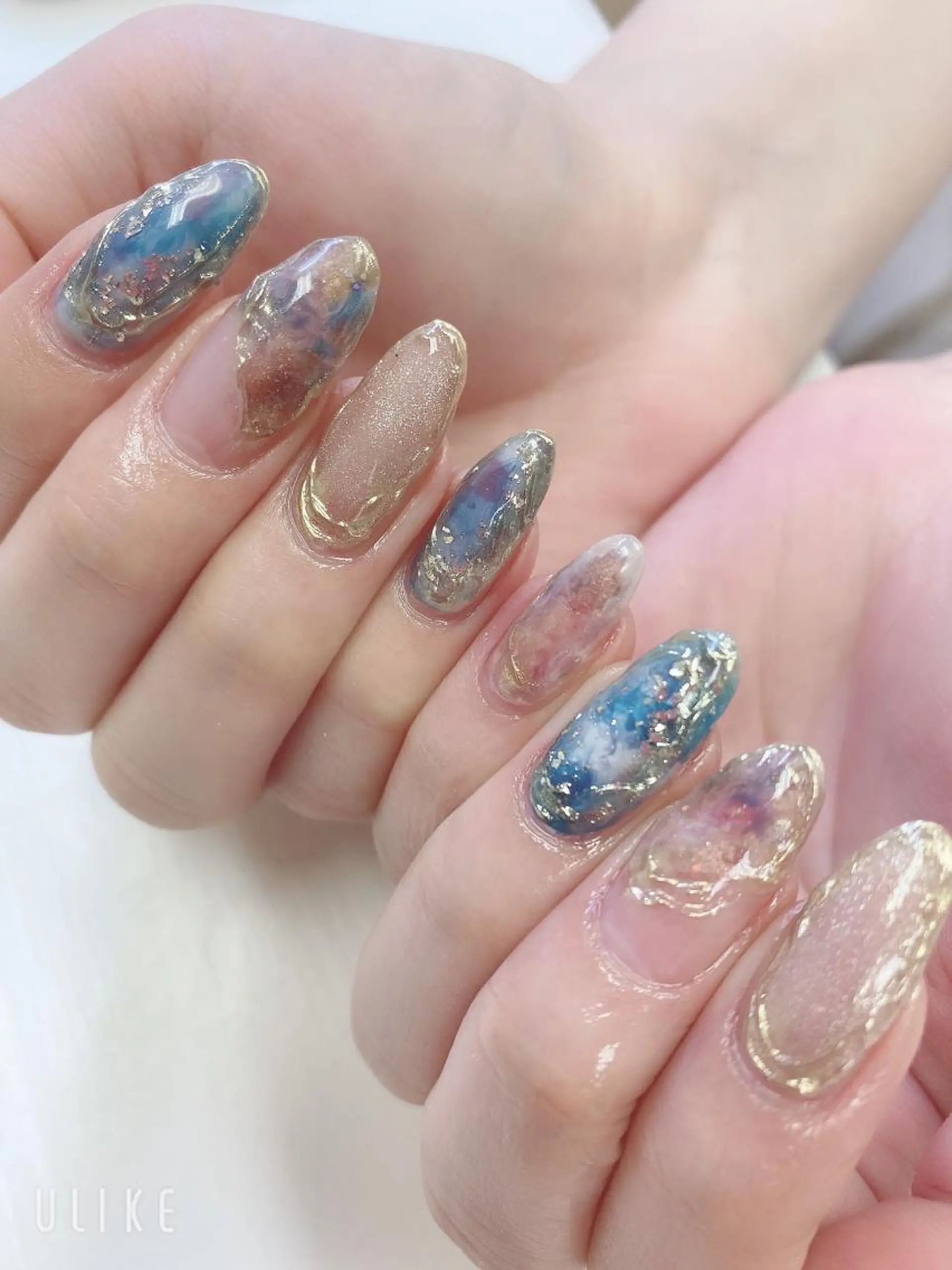 ミディアム ハンドネイル JNA認定講師🌸 RIEのネイルデザイン