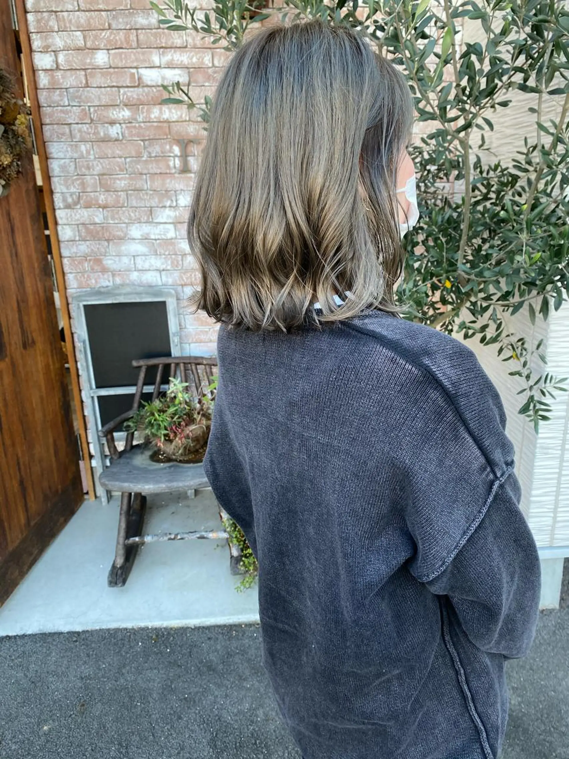 ミディアム カラー ブリーチ ブロンド カット ヘアカラー トリートメント 【浜松・豊橋】 ニシモトのヘアスタイル