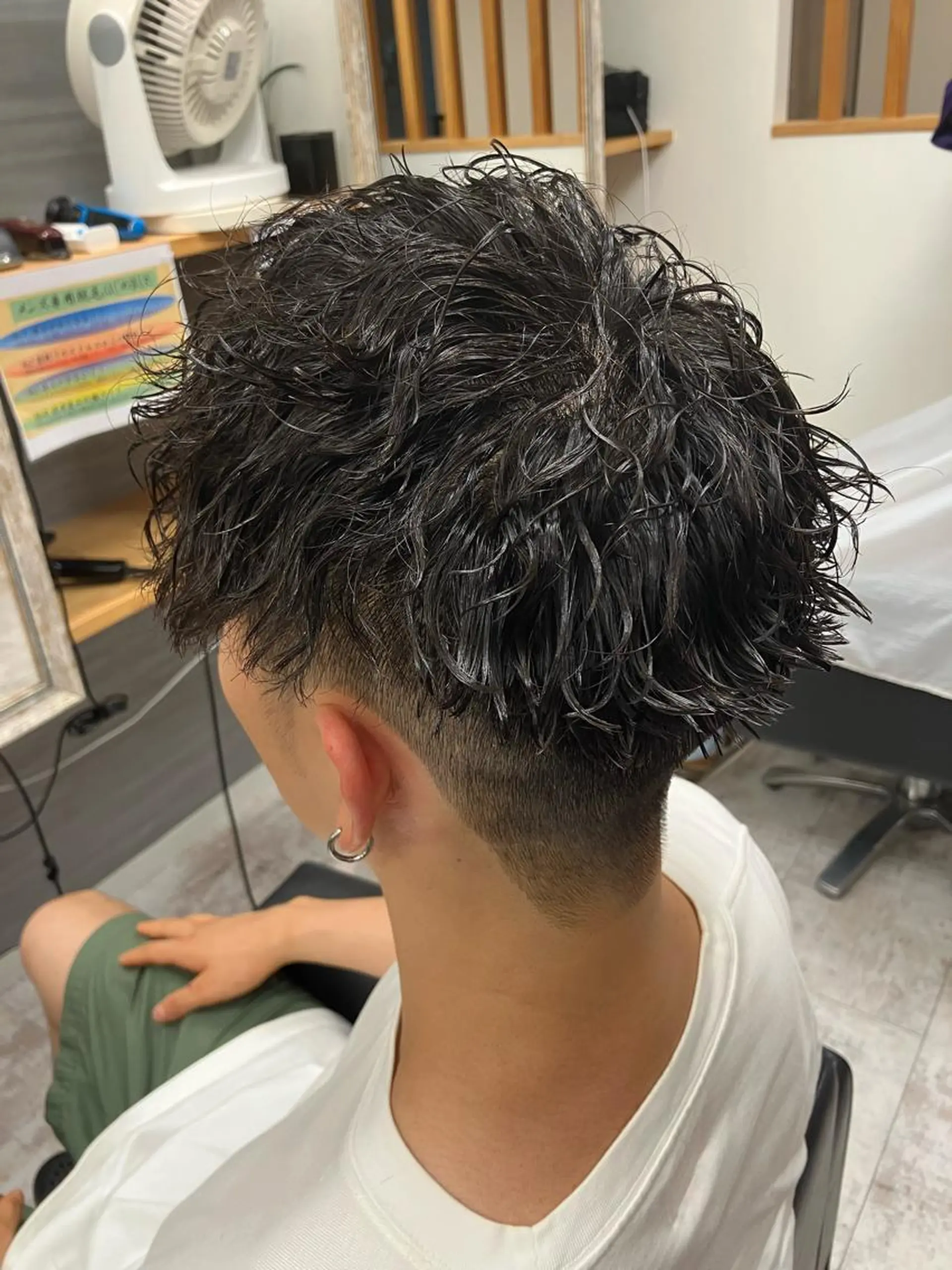 パーマ メンズ カット パーマ メンズ特化/パーマ/ フェードWATARUのヘアスタイル