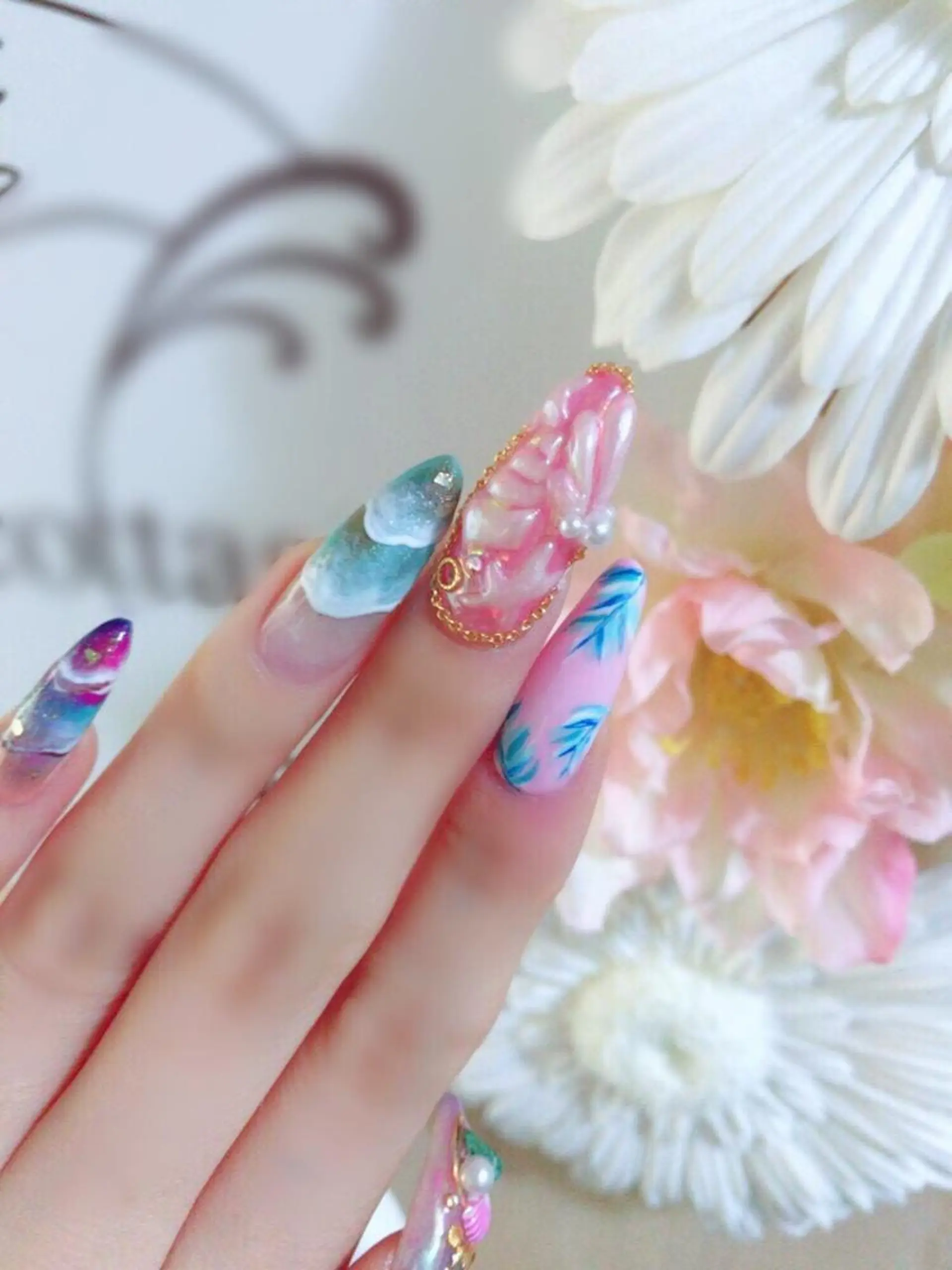 ネイル ロングネイル Nail cottageのネイルデザイン
