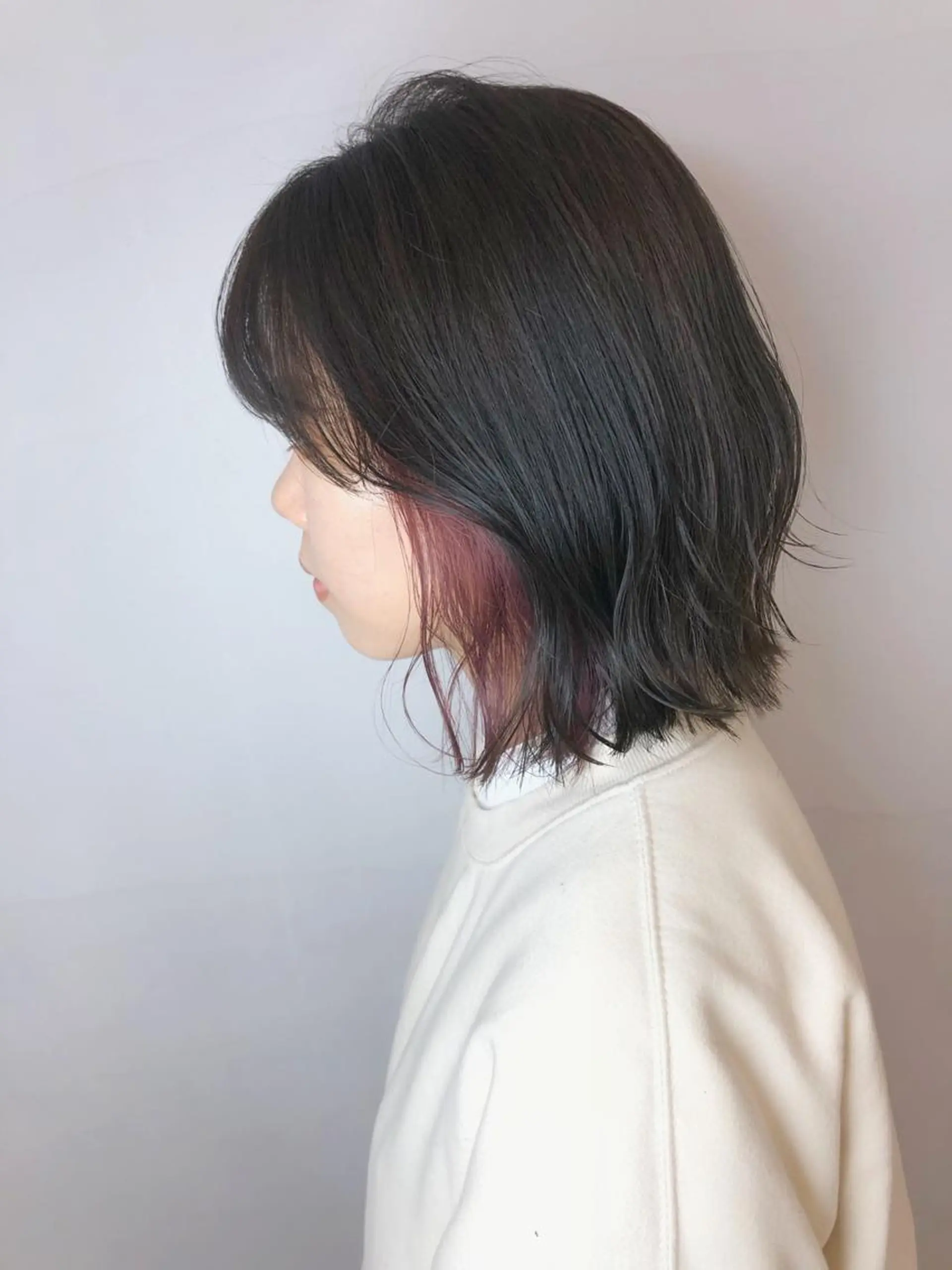 ミディアム ヘアカラー 山崎 俊介のヘアスタイル