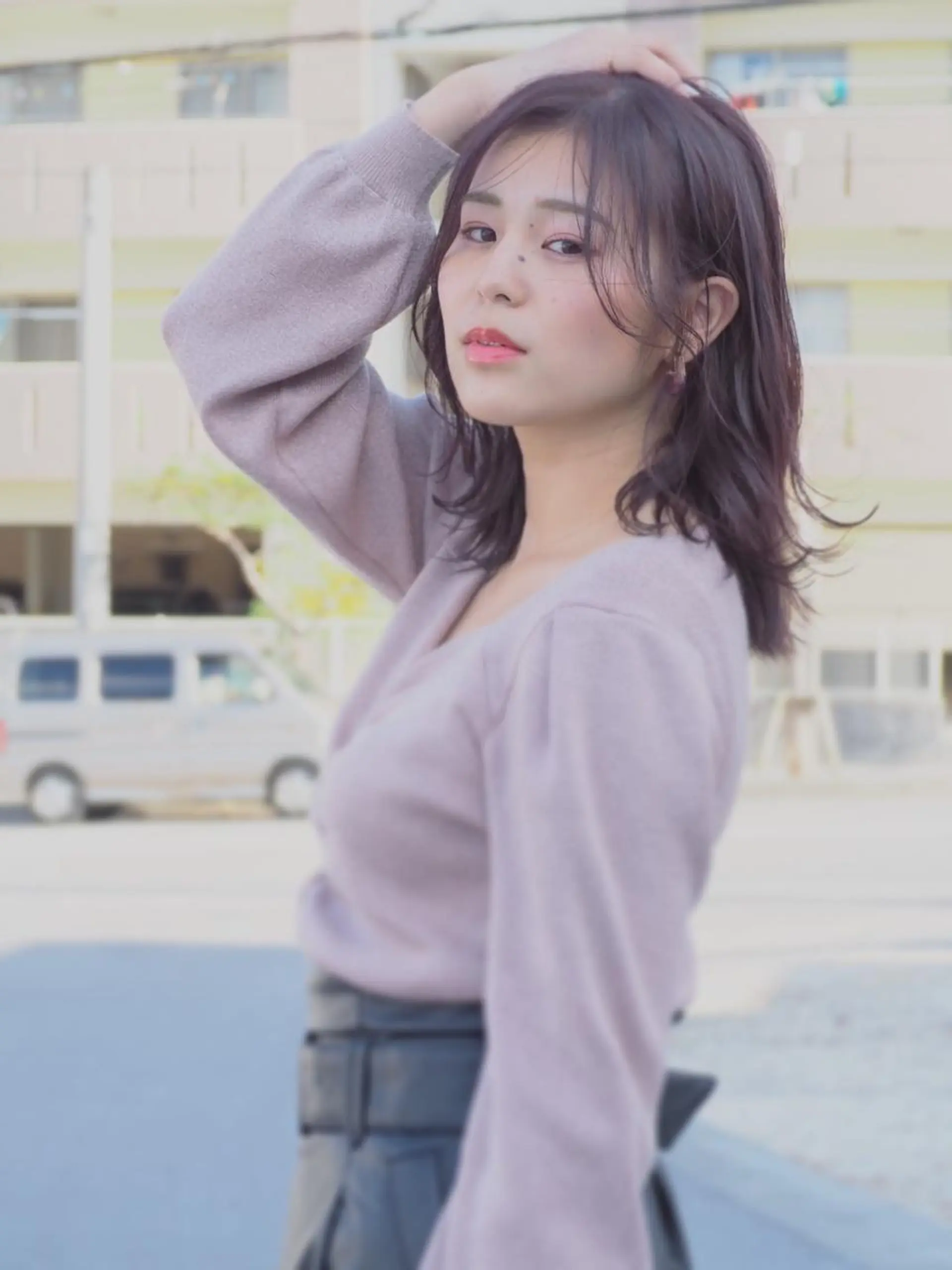 ミディアム カラー イルミナカラー カット ヘアカラー grand juteのヘアスタイル