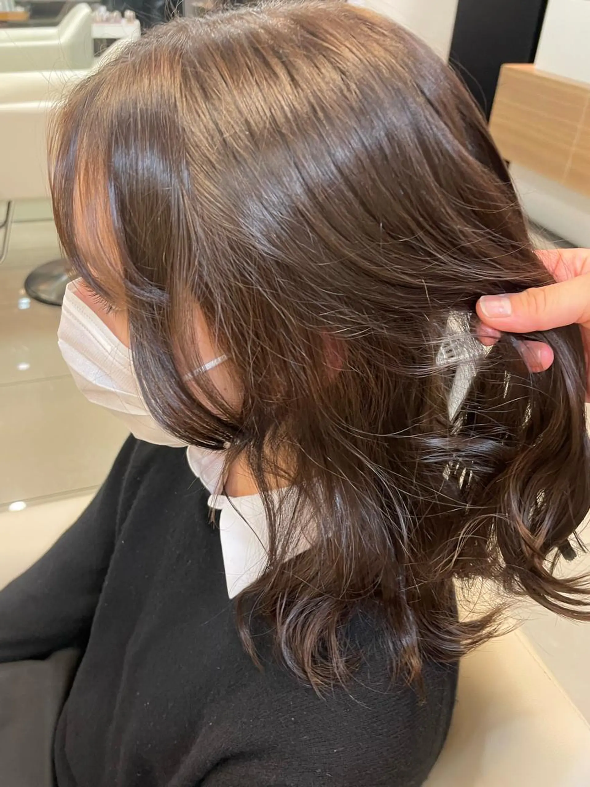 ミディアム ボブ/透明感 カラー /風花のヘアスタイル