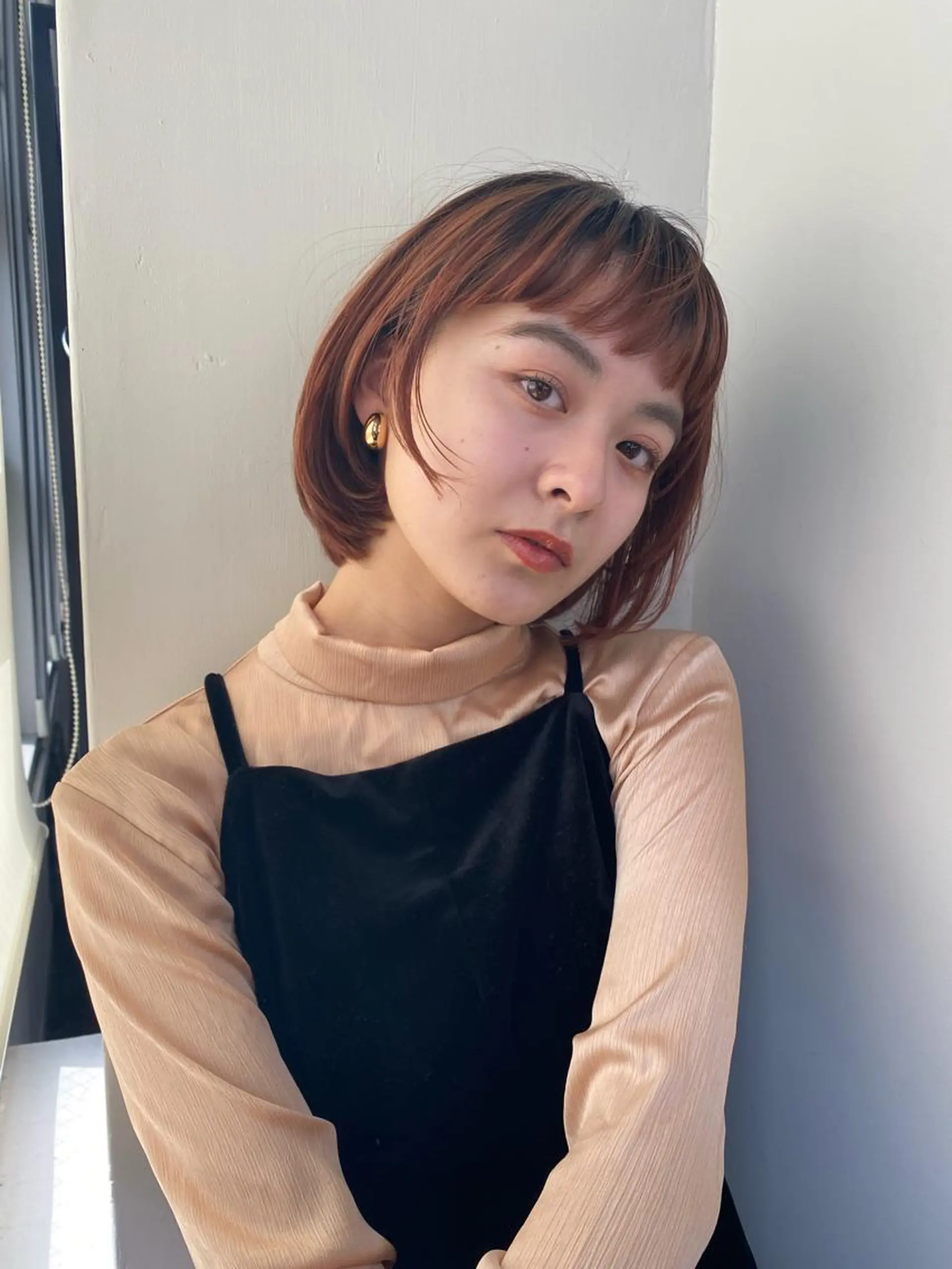 ミディアム カラー カラー指名No.1 土井新治❄️のヘアスタイル