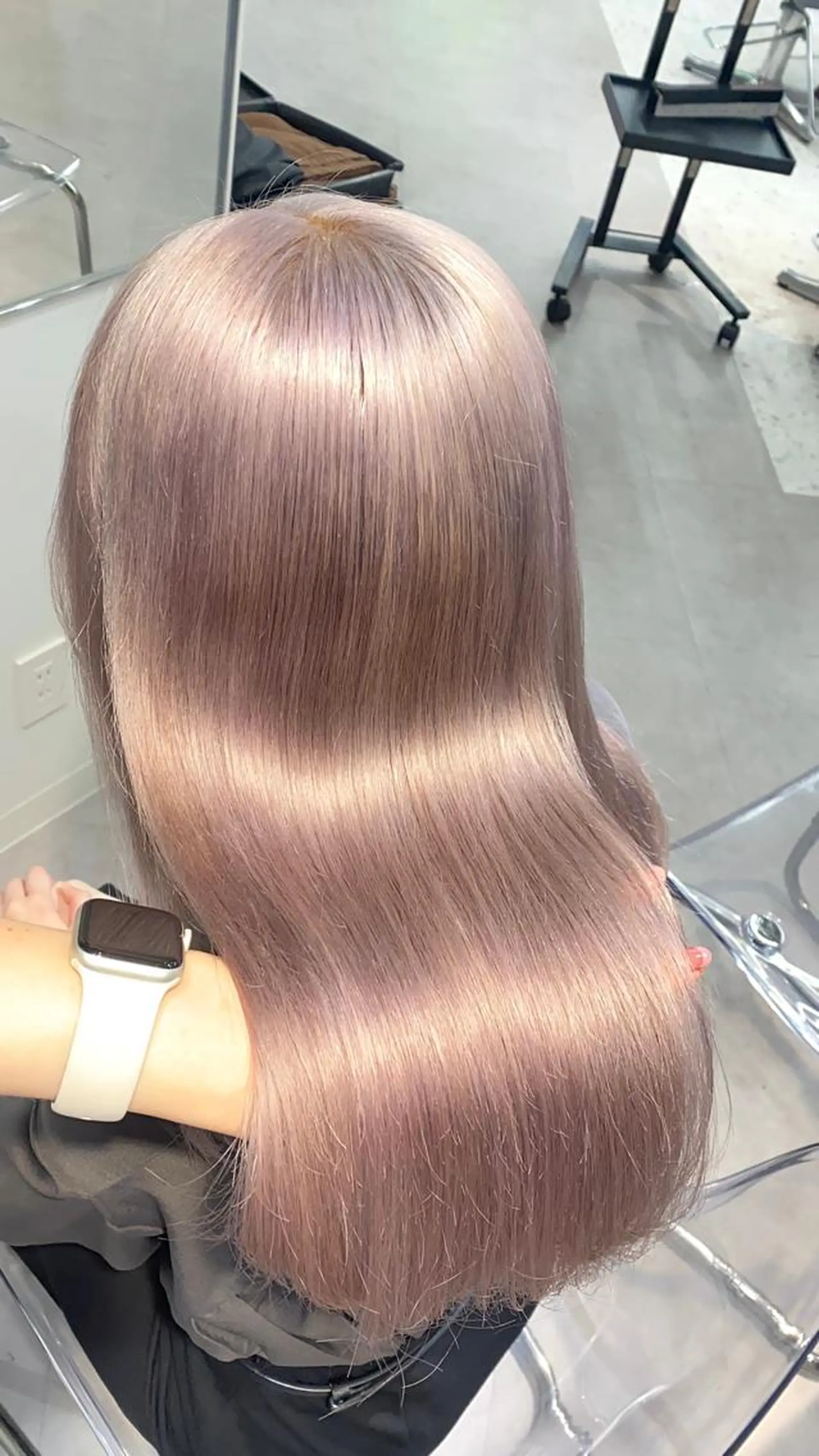 ロング ヘアカラー 渋谷韓国ヘア🇰🇷 SAYAKA🩶ᩚのヘアスタイル