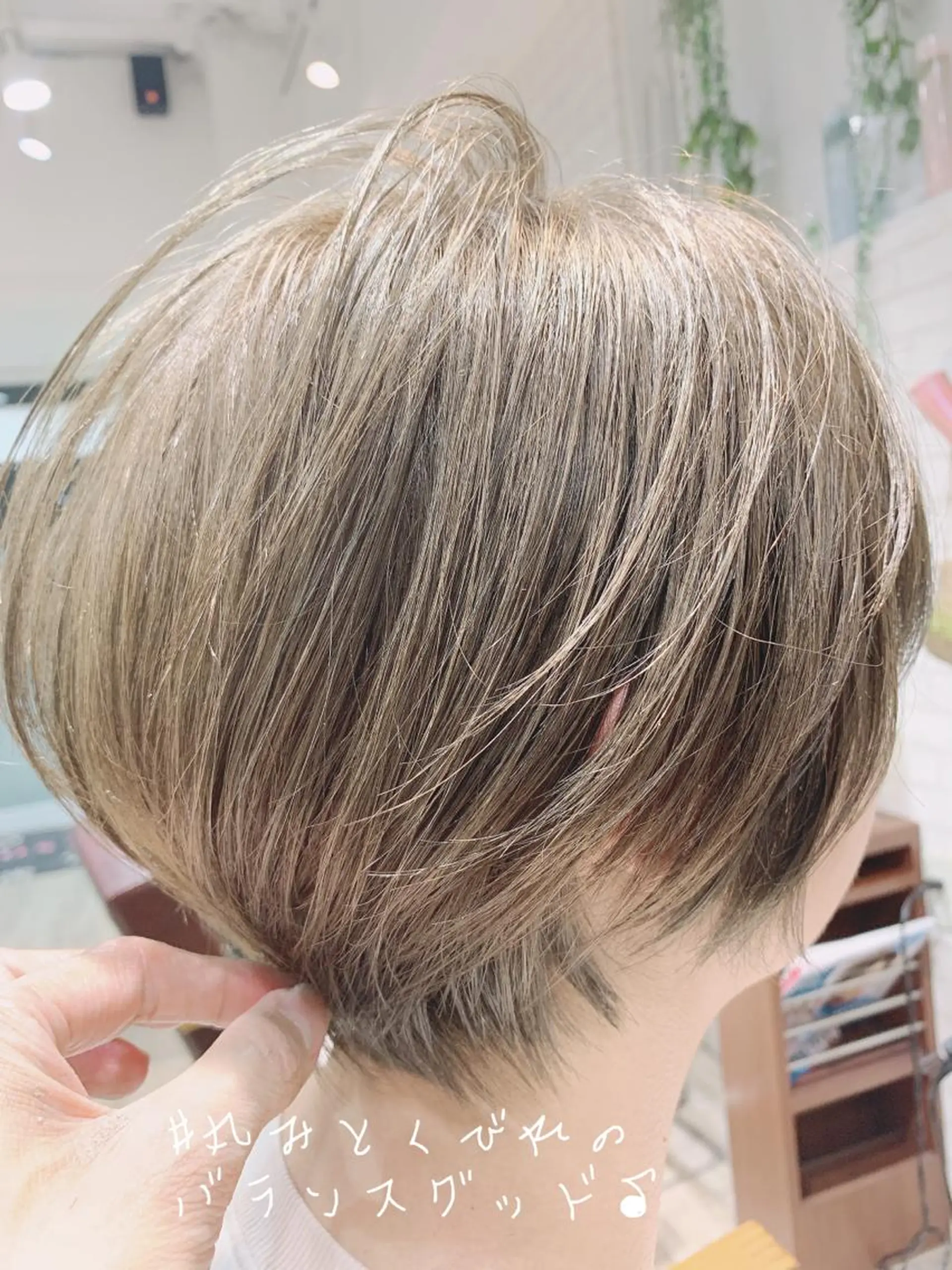 ショート カラー ハンサムショート ショートヘア Blossom大塚 ディレクター永野のヘアスタイル