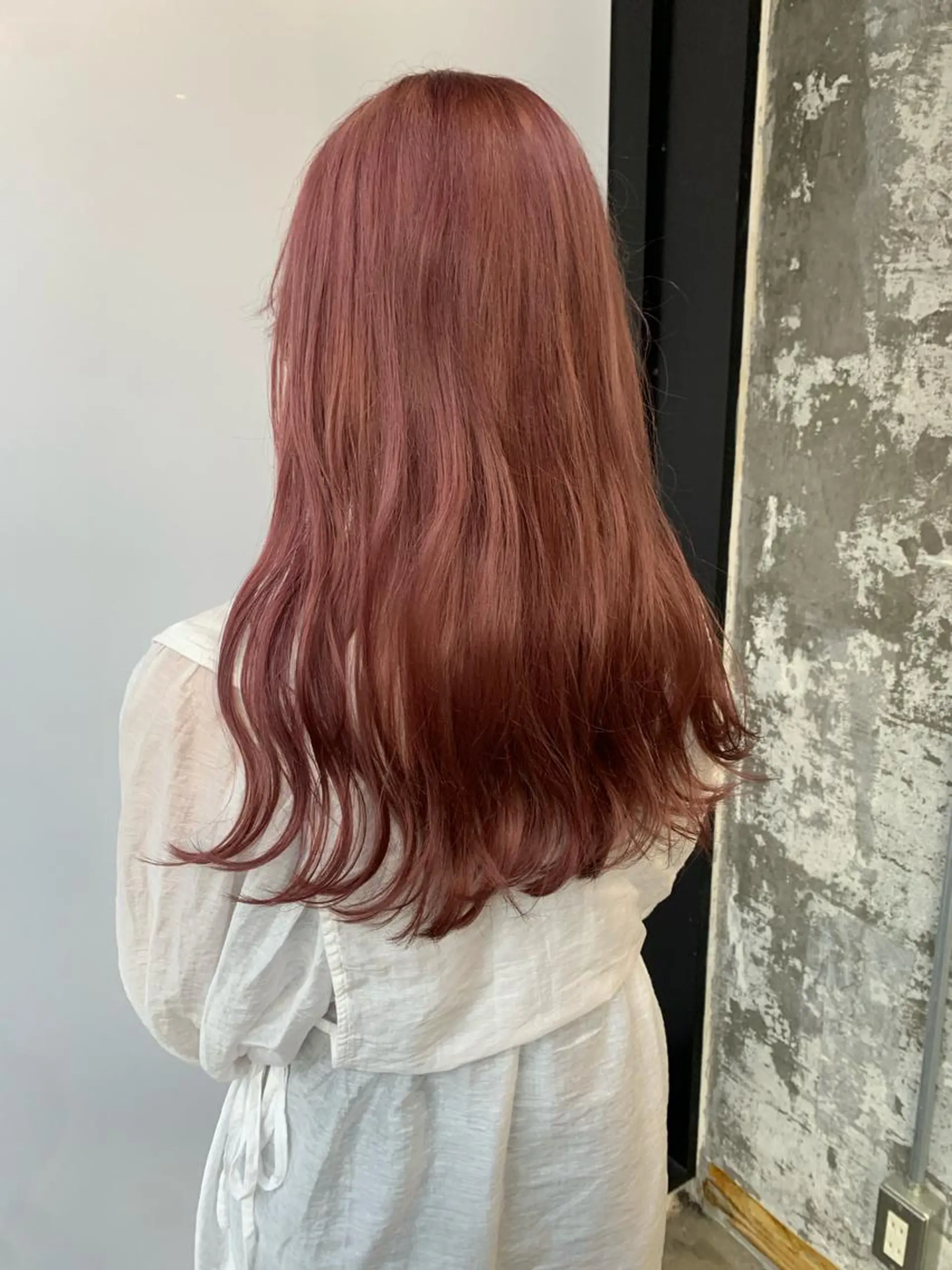 ロング カラー ピンクカラー ヘアカラー トリートメント 🎀taro ブリーチなしカラーのヘアスタイル