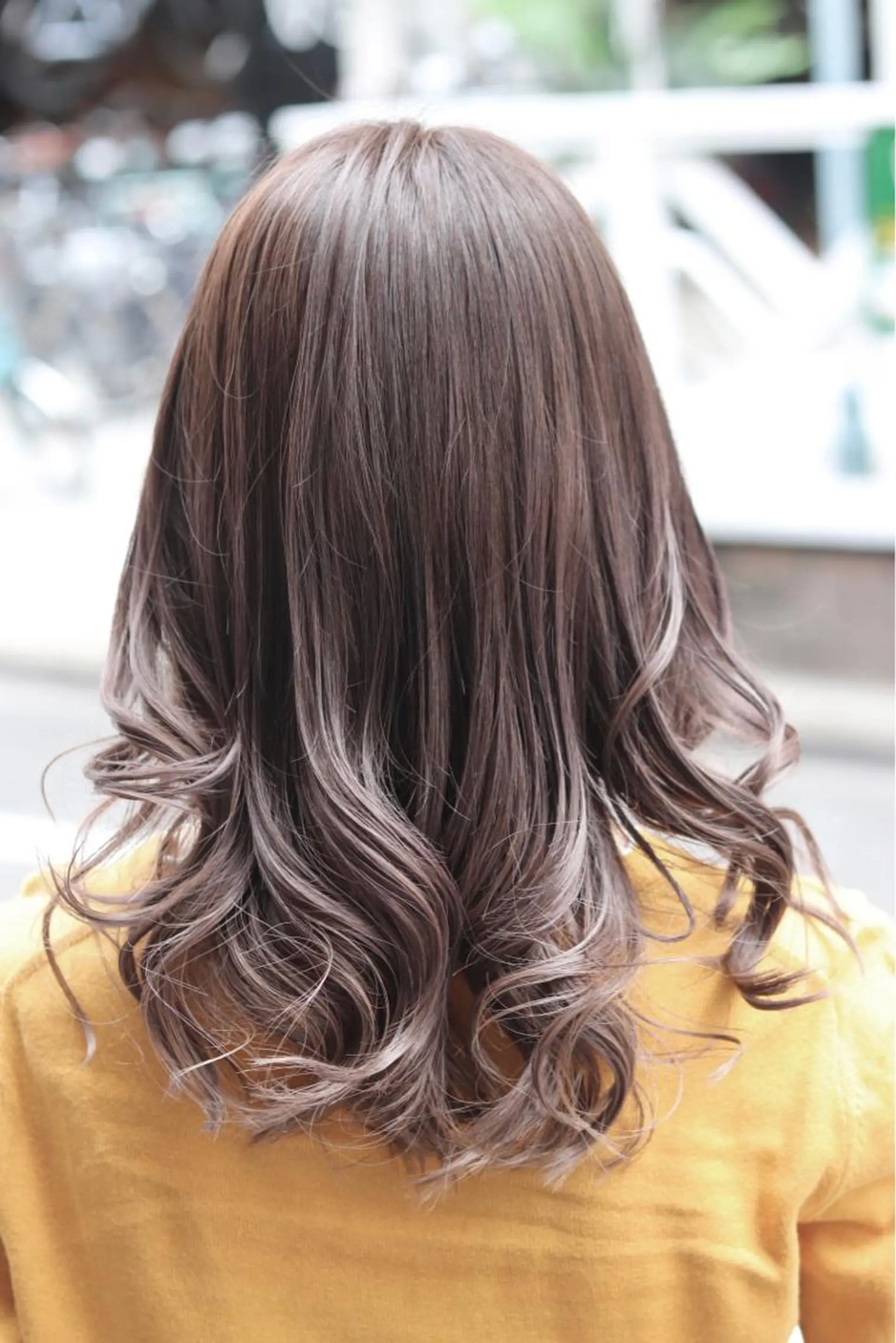 セミロング カラー ヘアアレンジ Recess hair所属・川内 政人のヘアスタイル