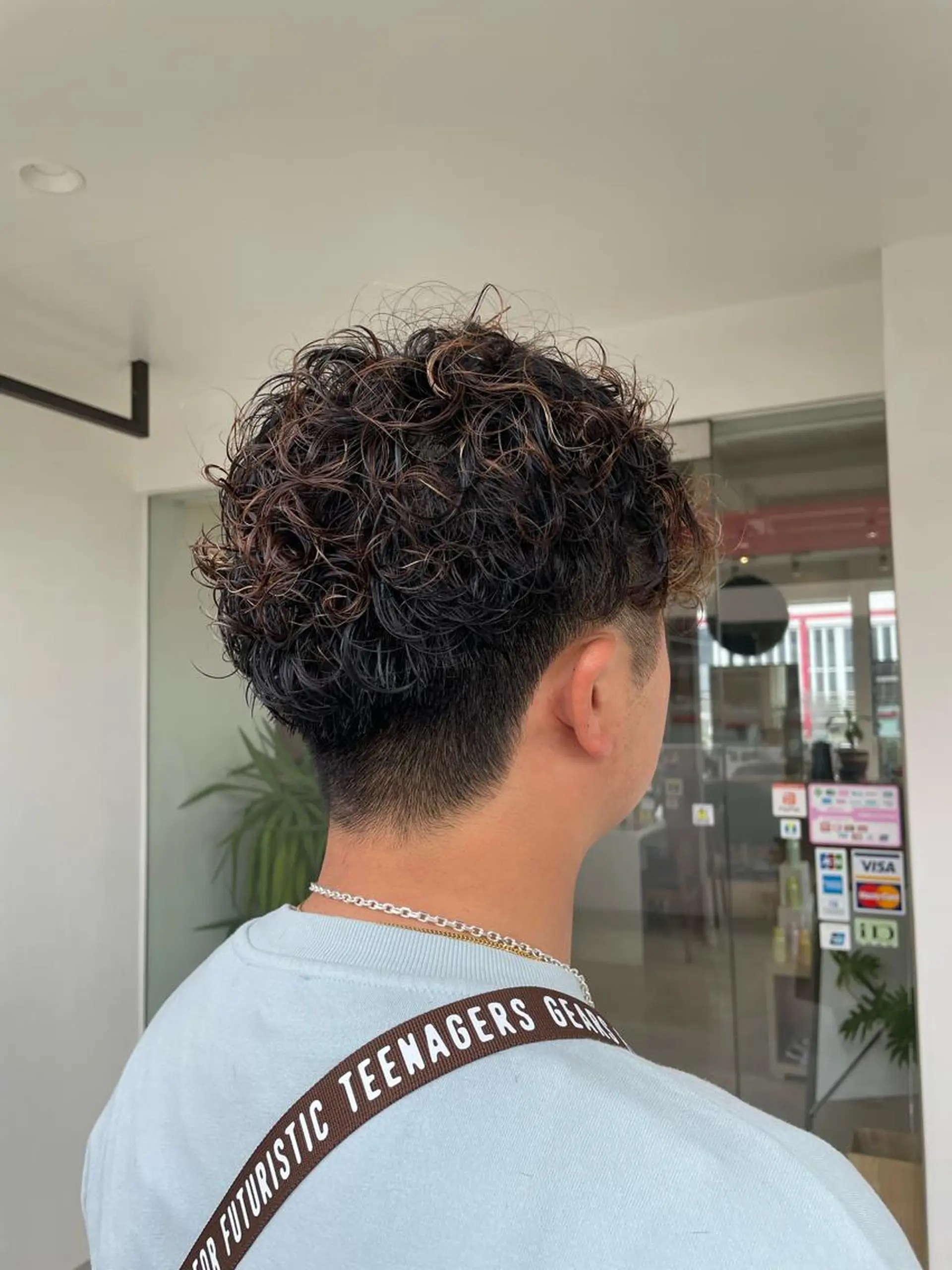 パーマ メンズ 木村 架音のヘアスタイル