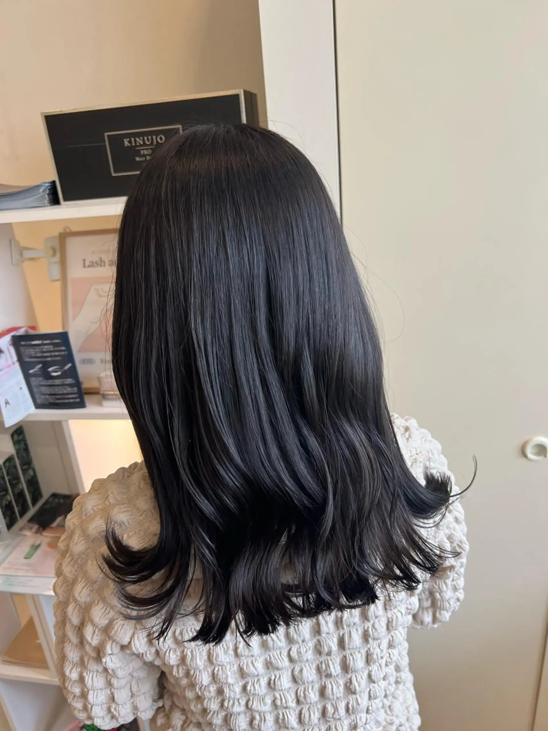 ロング カラー ケアカラー 竹添 有梨沙のヘアスタイル