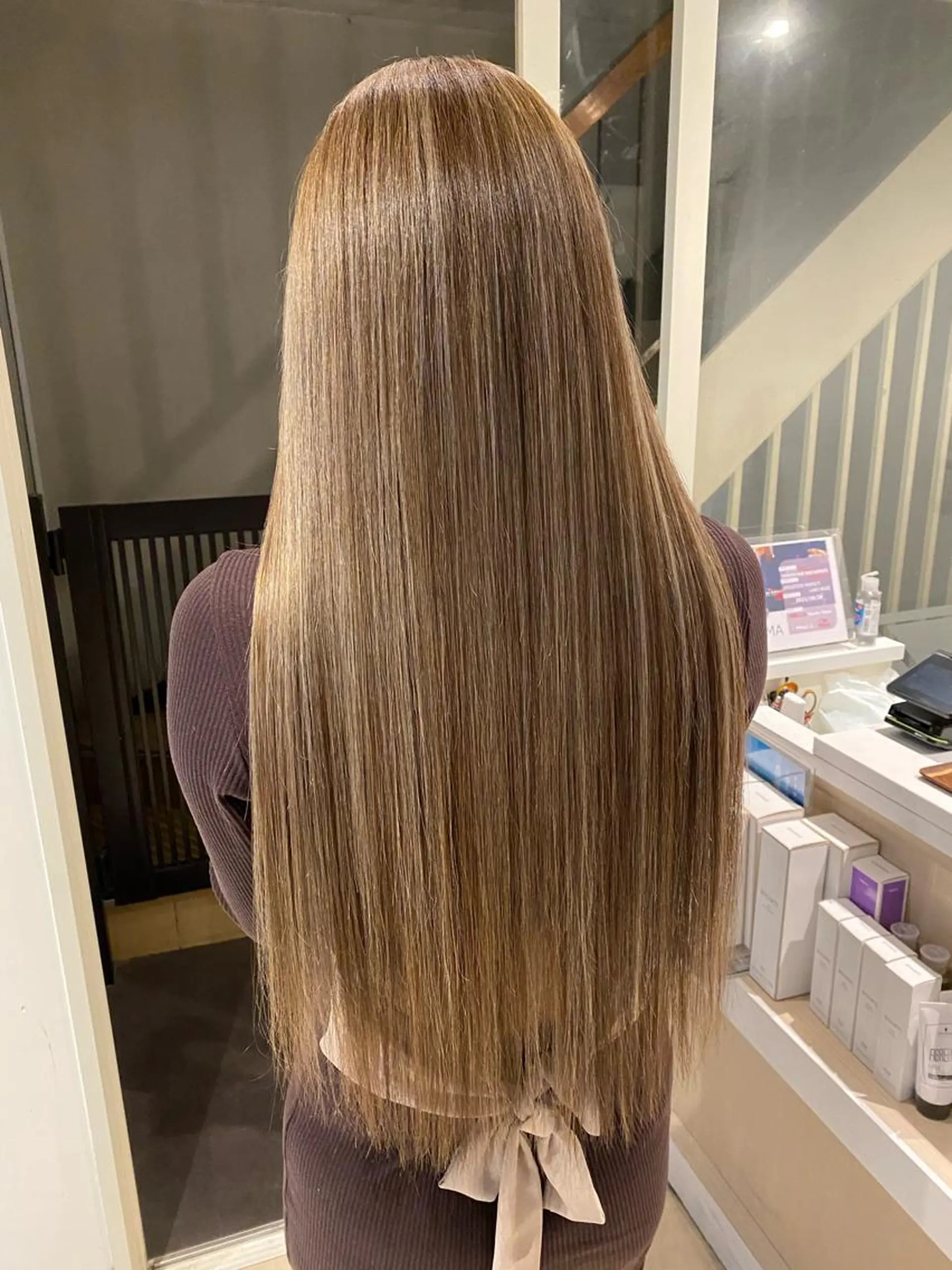 ロング 🌈評価No.1🌈 艶髪カラー❌エクステのヘアスタイル