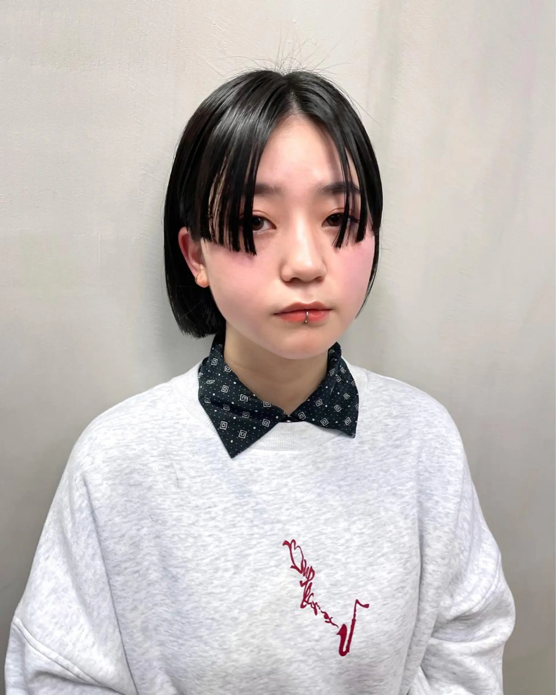 ミディアム カラー パーマ ヘアアレンジ メンズ キッズ ネイル マツエク・マツパ アイブロウ tatsumi/ボブ ウルフ/レイヤーのヘアスタイル