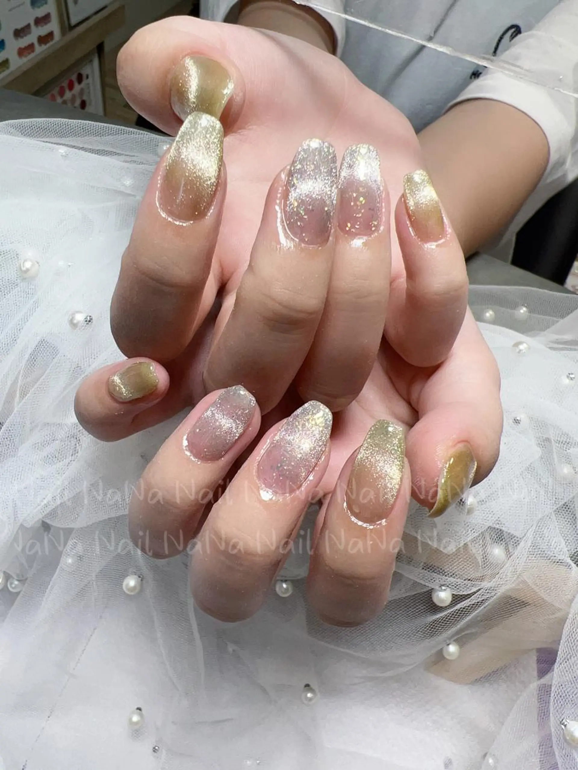 ミディアム カラー ネイル ハンドネイル Nail NaNaのネイルデザイン