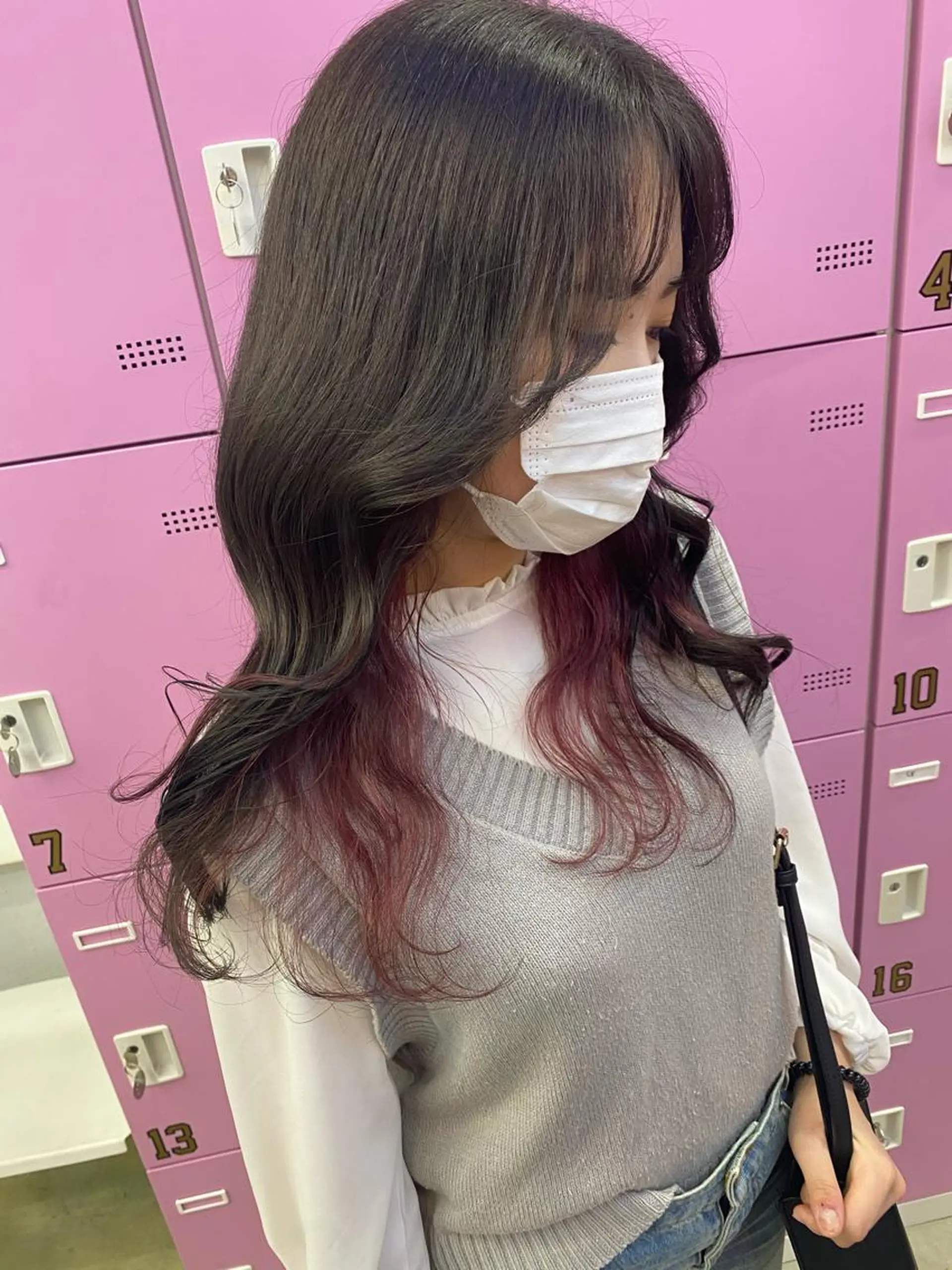 セミロング カラー 💗💗韓国レイヤー yu-ki💗💗のヘアスタイル