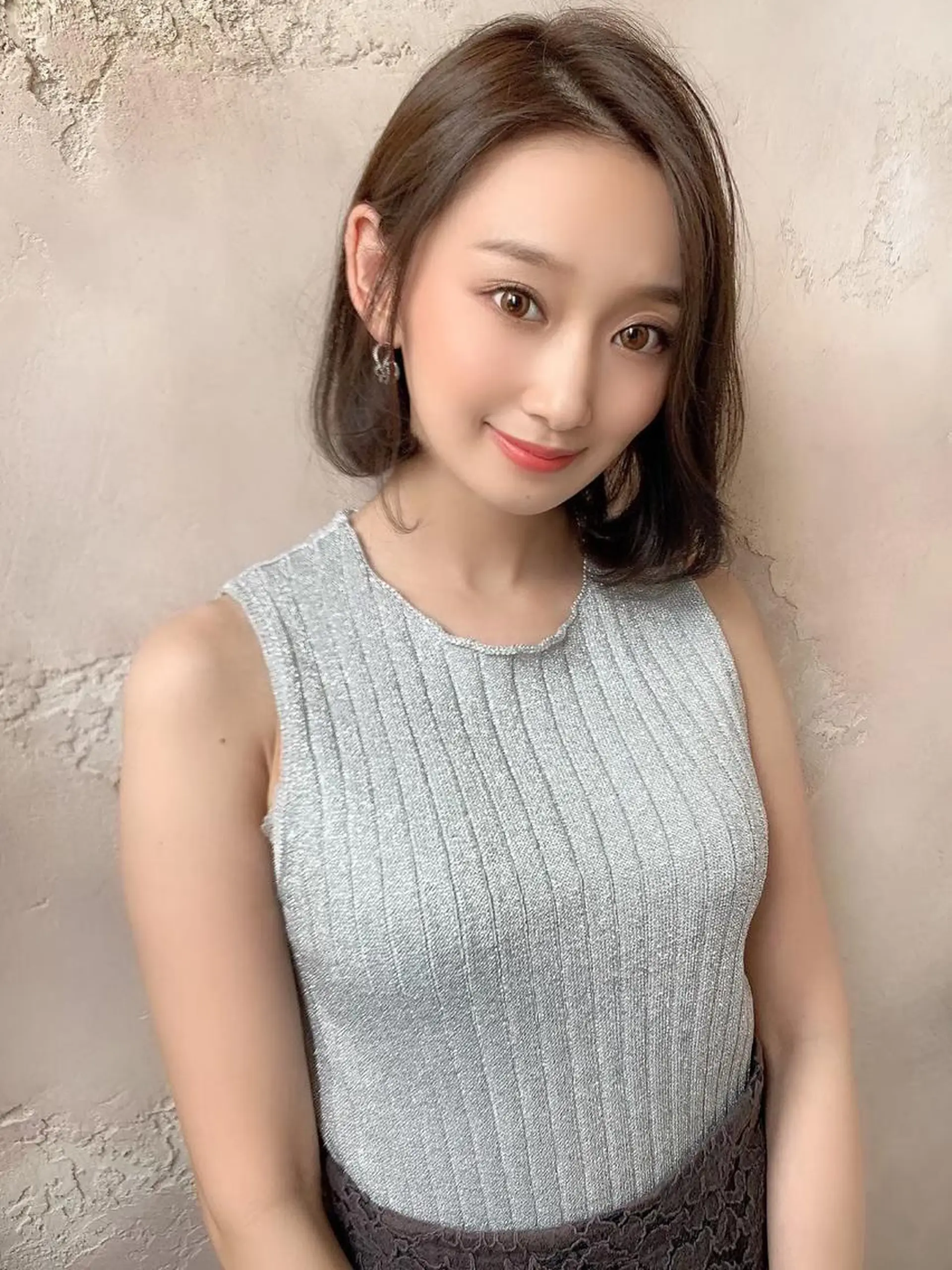 ミディアム カラー MIKU /ボブ/外ハネボブのヘアスタイル