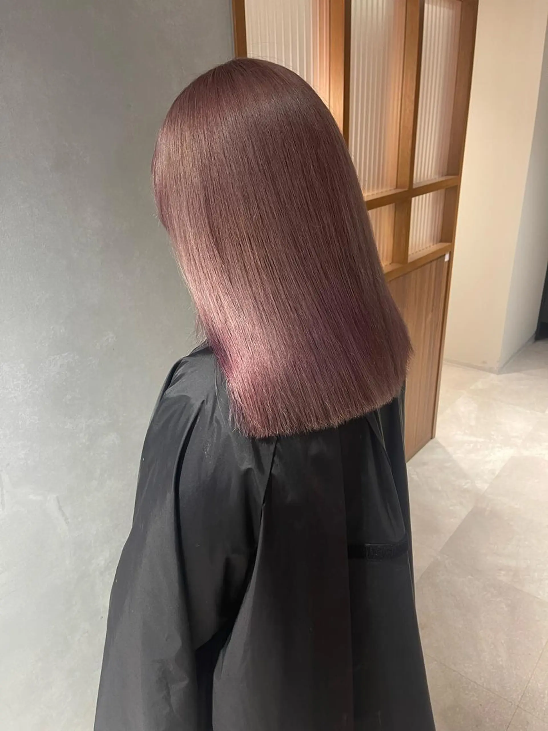 ロング カラー ヘアカラー トリートメント 店長　MANAMI ／ブリーチ／骨格ボブのヘアスタイル