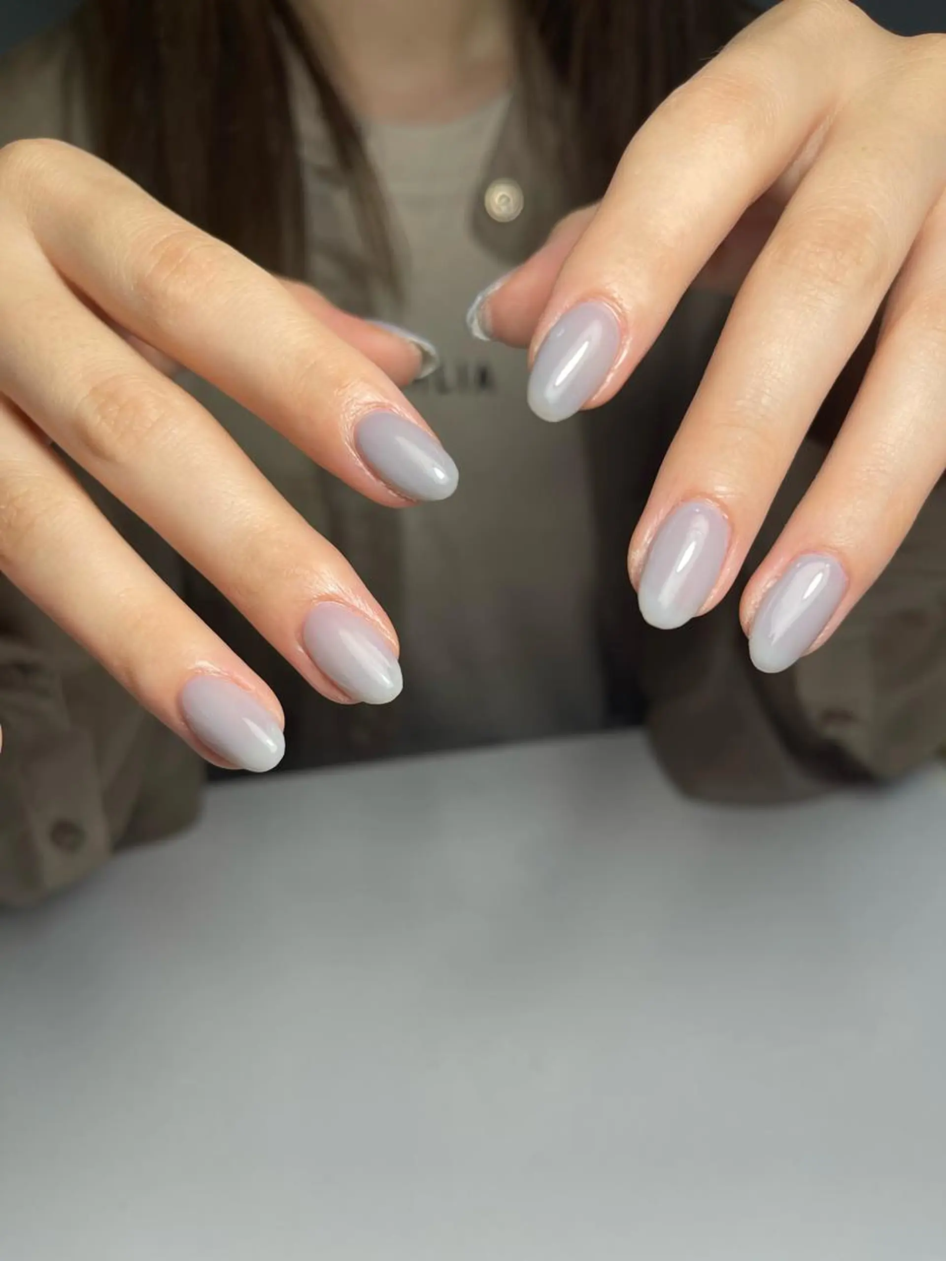 ネイル ワンカラーネイル シンプルネイル GRANDE大須 Cecil💜のネイルデザイン