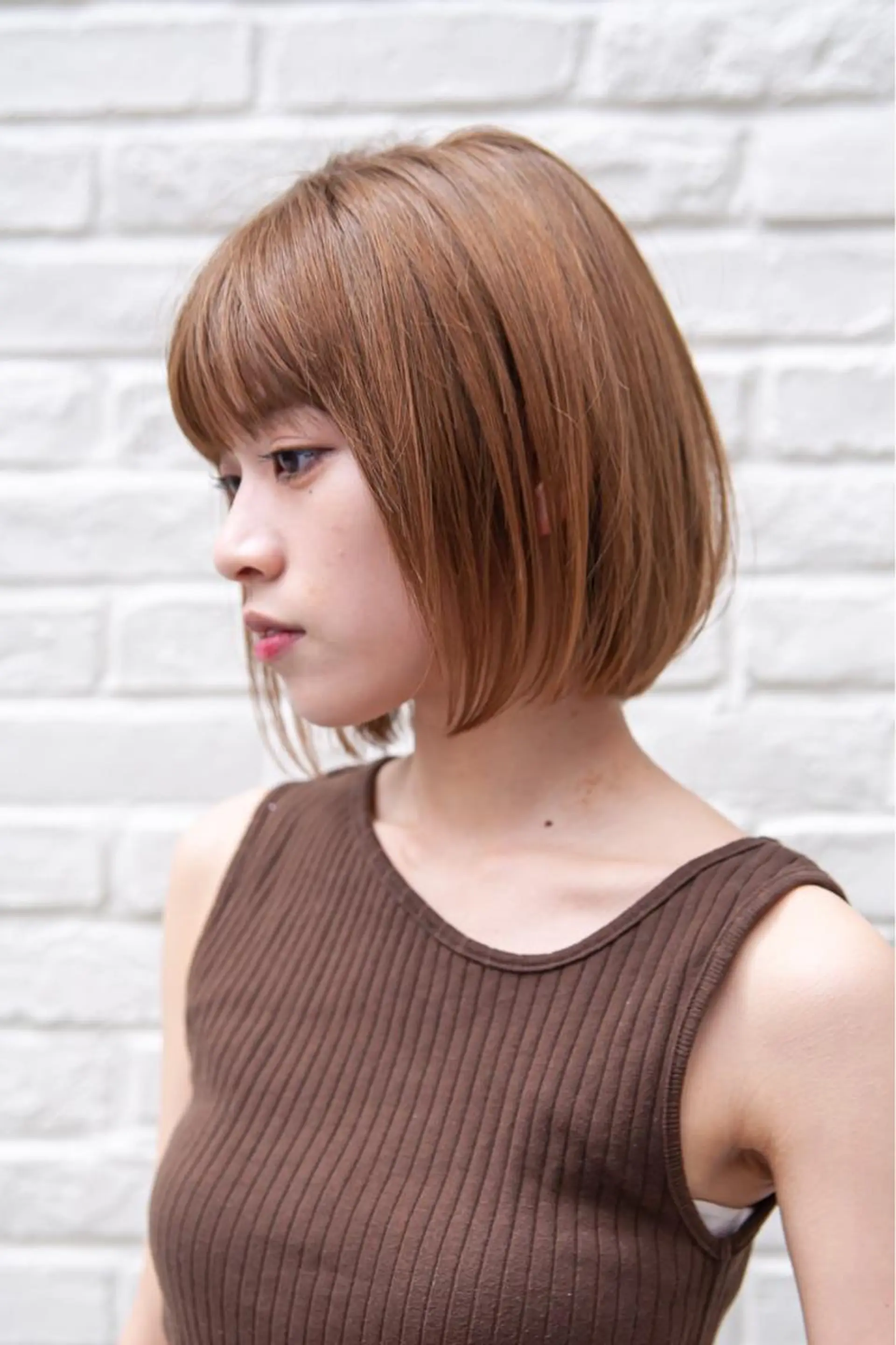 ショート カラー ヘアアレンジ ミニボブ/ブリーチ 🌈MISATOのヘアスタイル