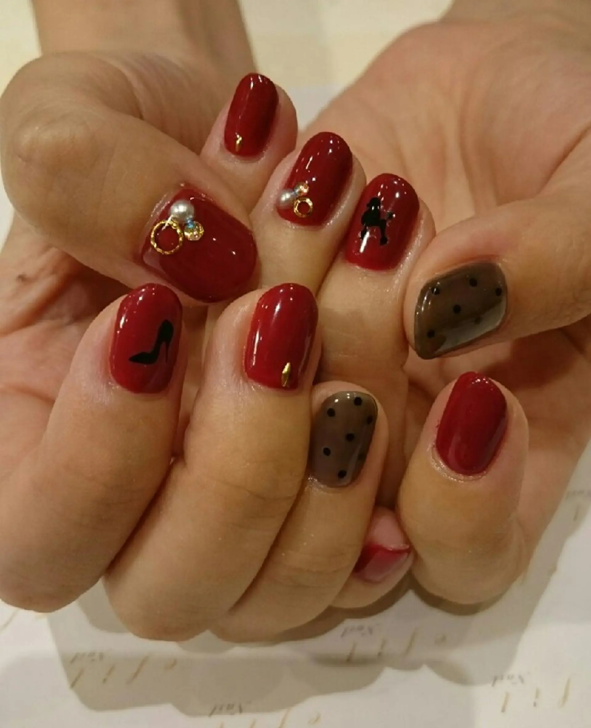 ネイル ジェルネイル みー shakushiroのネイルデザイン