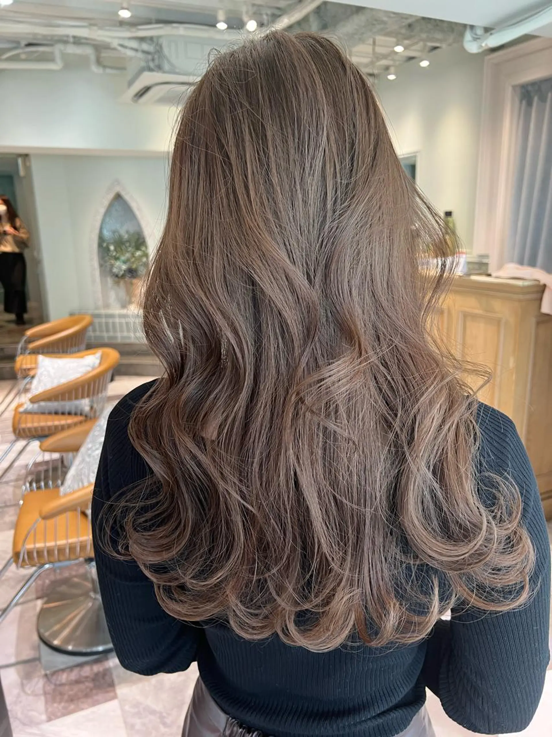 ロング カラー バレイヤージュ ブリーチ ケアブリーチ ダブルカラー グラデーションカラー 美髪/カラー 美容院🌈渡辺隼也のヘアスタイル